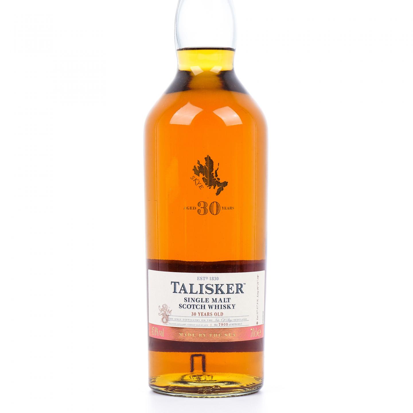 Talisker 泰斯卡 30年 2017 行货 700ML