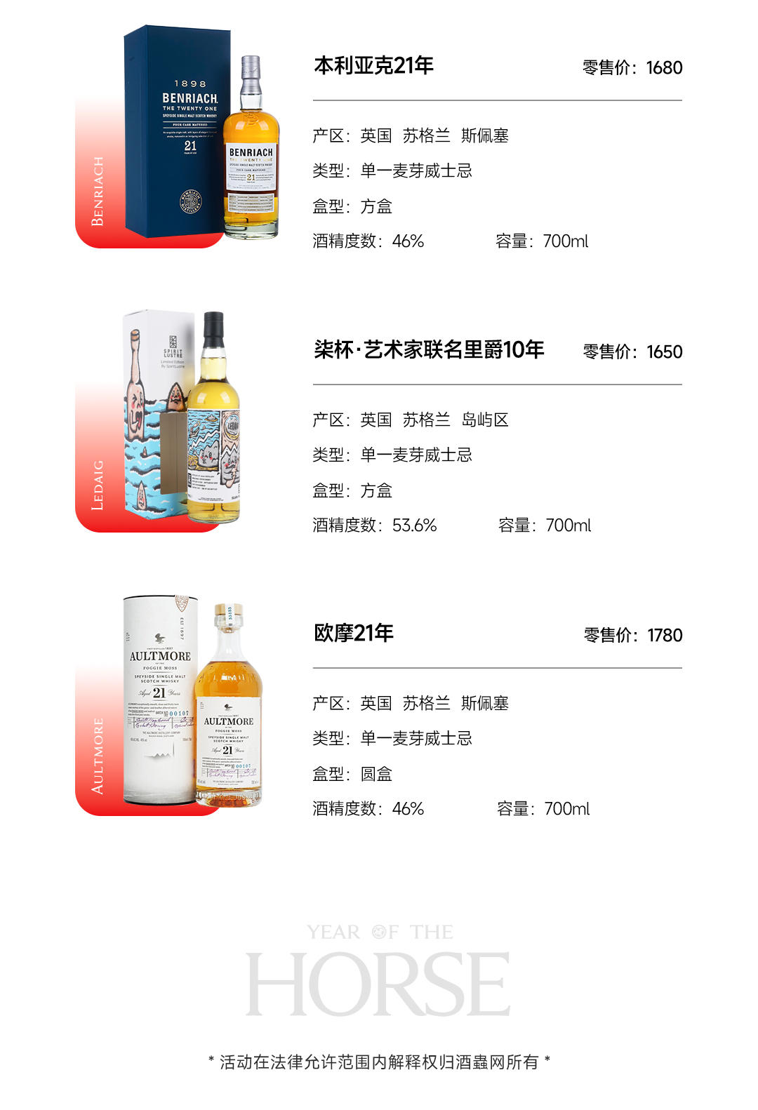 【新春随心配-C】2888元任选2支不重复的酒