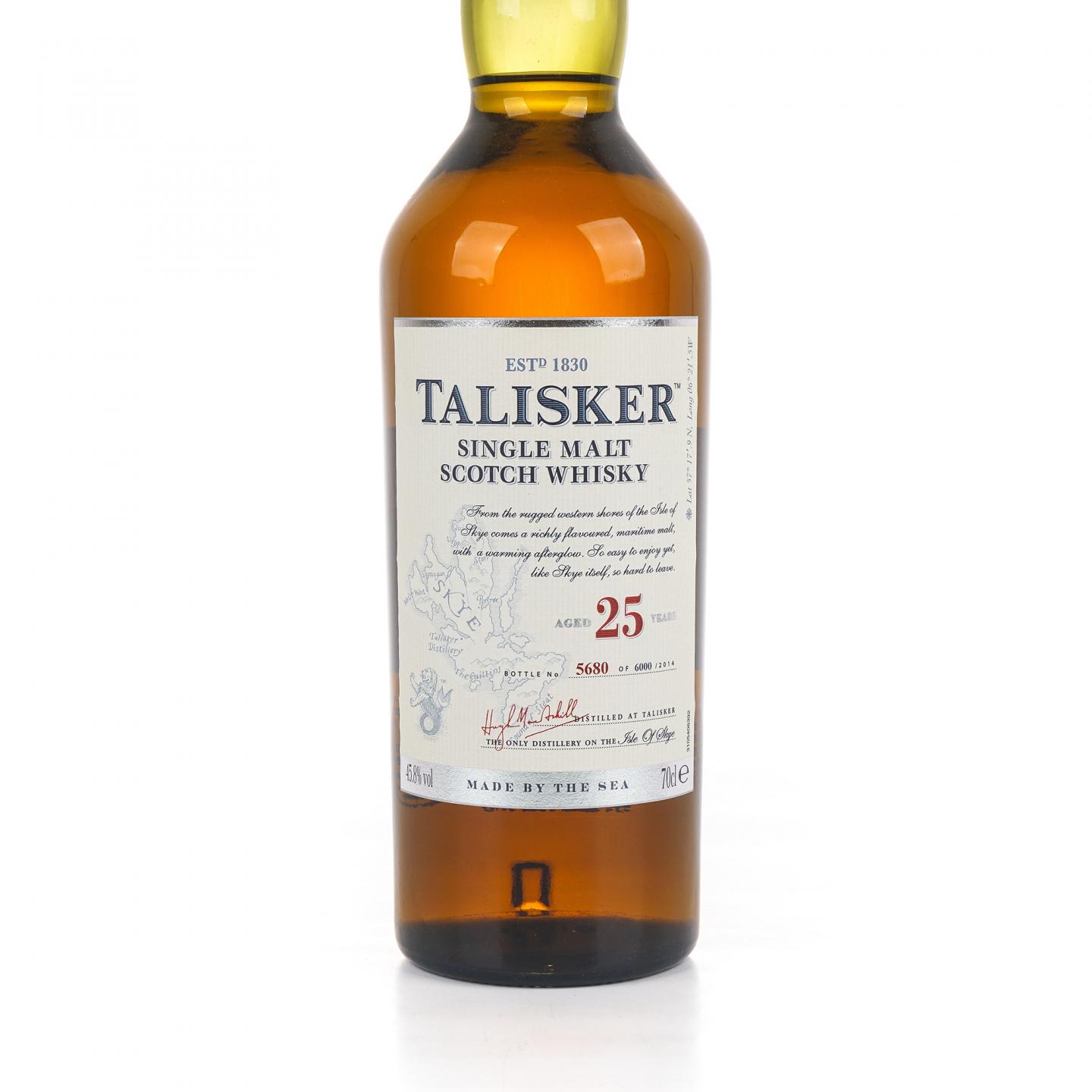 Talisker 泰斯卡 25年 2014版 700ml