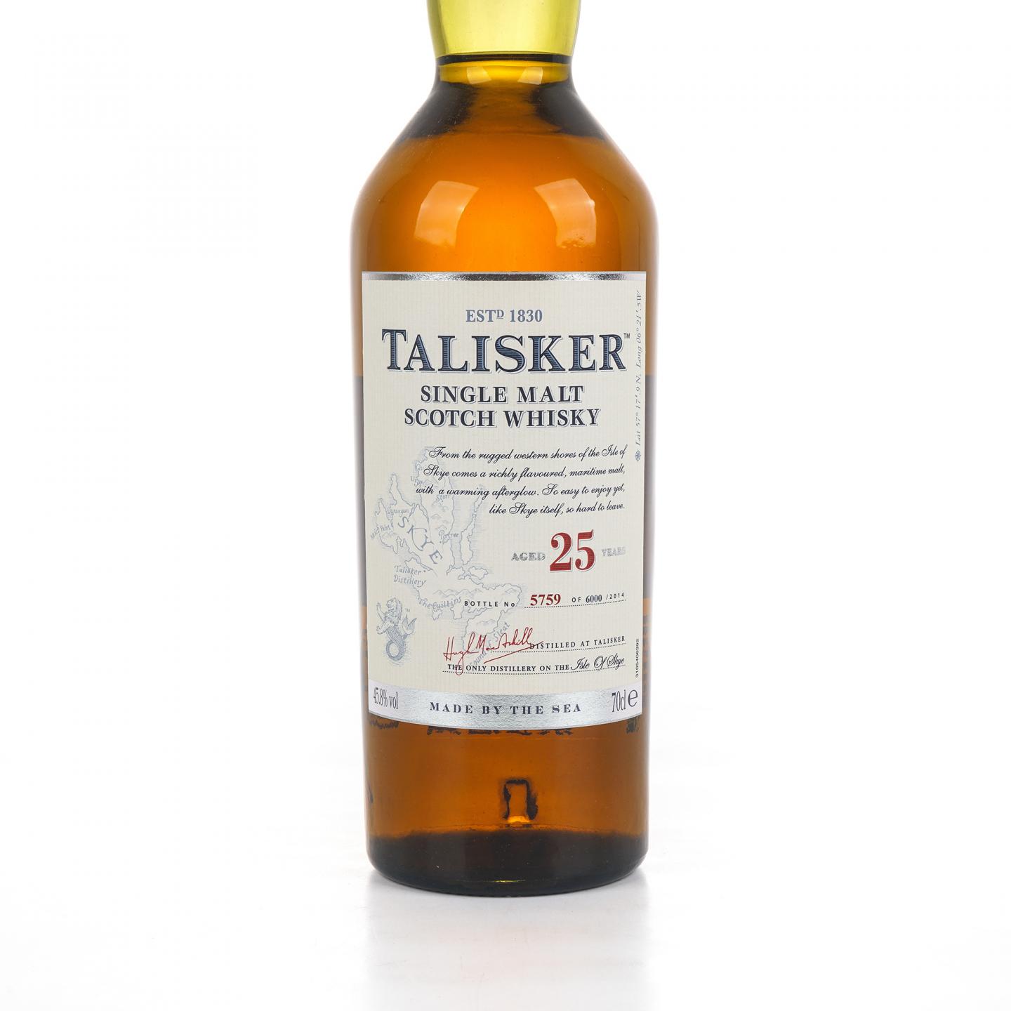 Talisker 泰斯卡 25年 2014版 45.8%Vol.