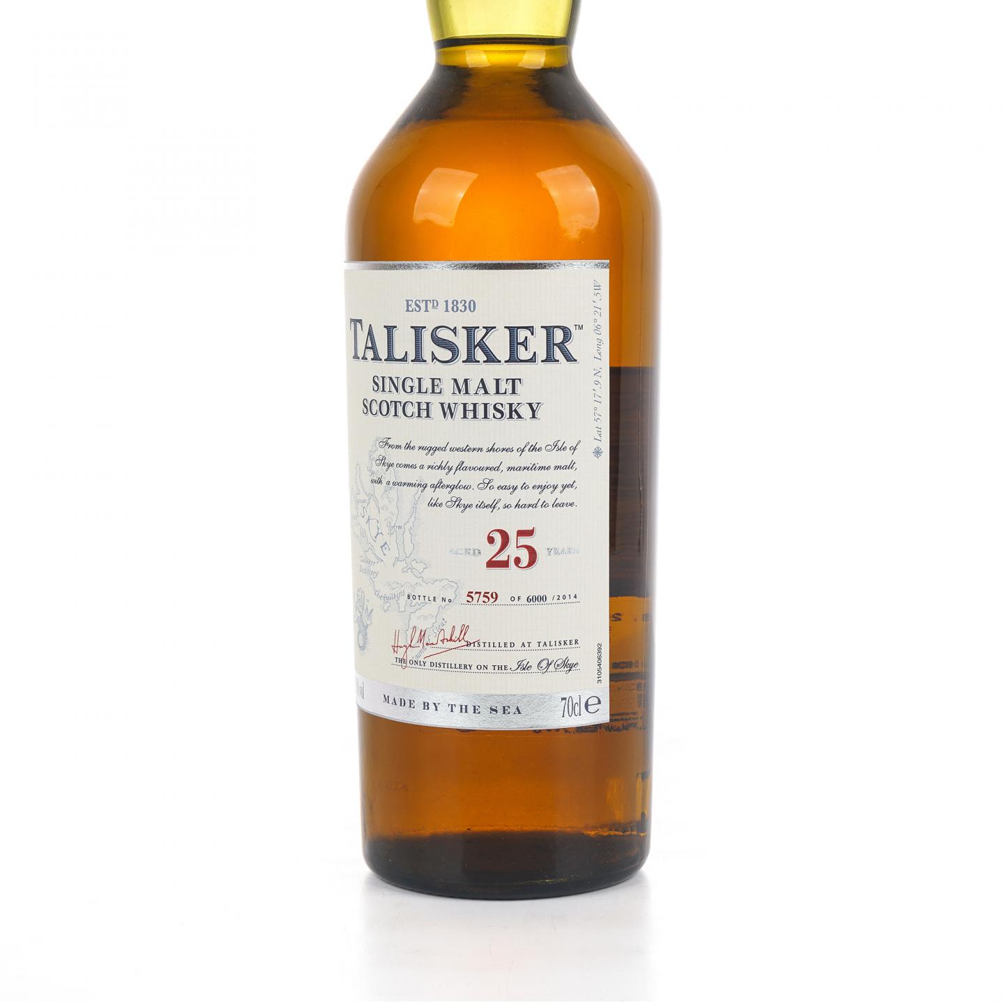 Talisker 泰斯卡 25年 2014版 45.8%Vol.