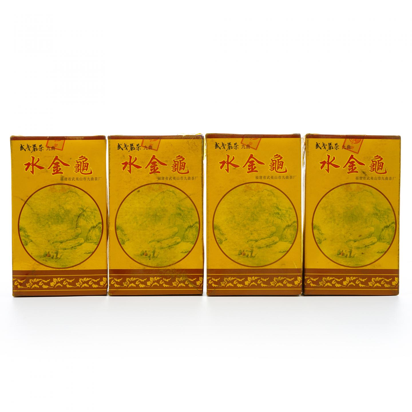1998年 武夷山市九曲茶厂 正岩水金龟 4盒*100克