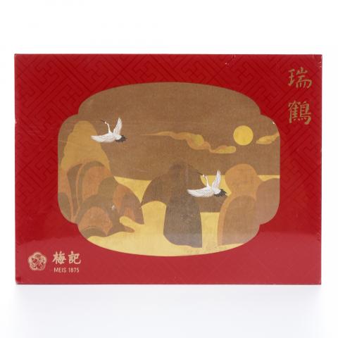 九十年代 梅记 瑞鹤 三合一老茶礼盒（乌龙茶）125g*2