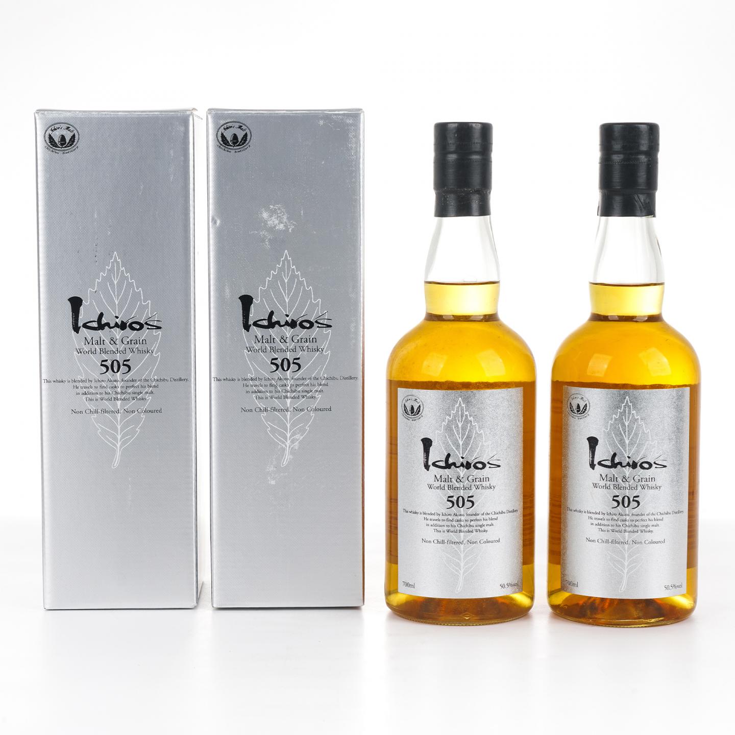 Ichiro’s Malt & Grain 秩父出品 银叶 505 世界调和 2瓶组