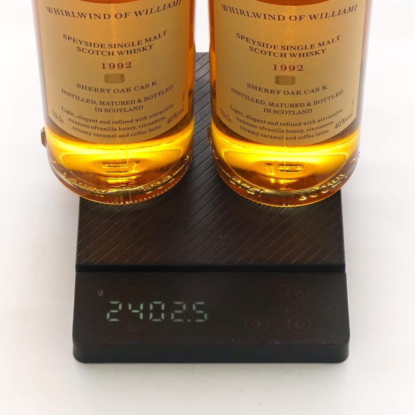 秘密斯佩塞 1992 Whirlwind of Williami 雪莉桶 2支组 单麦