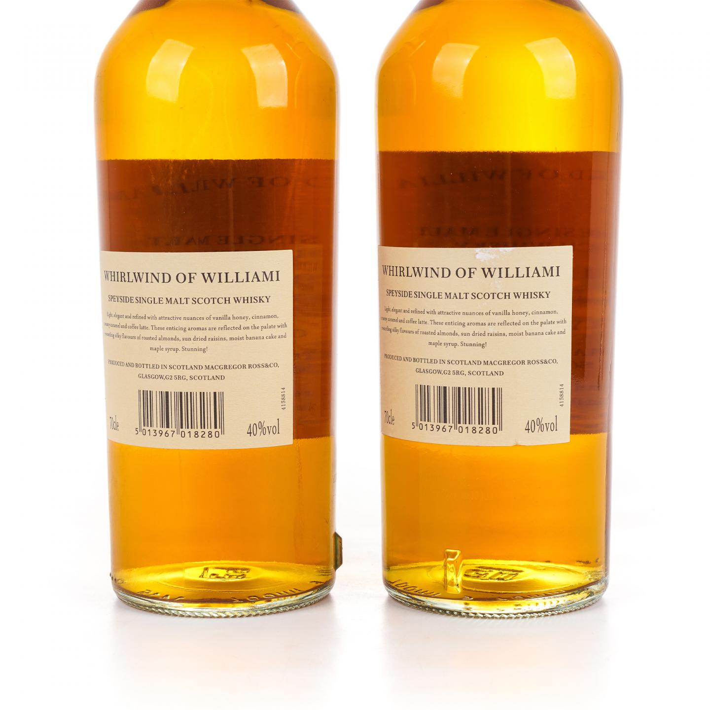 秘密斯佩塞 1992 Whirlwind of Williami 雪莉桶 2瓶组 单麦