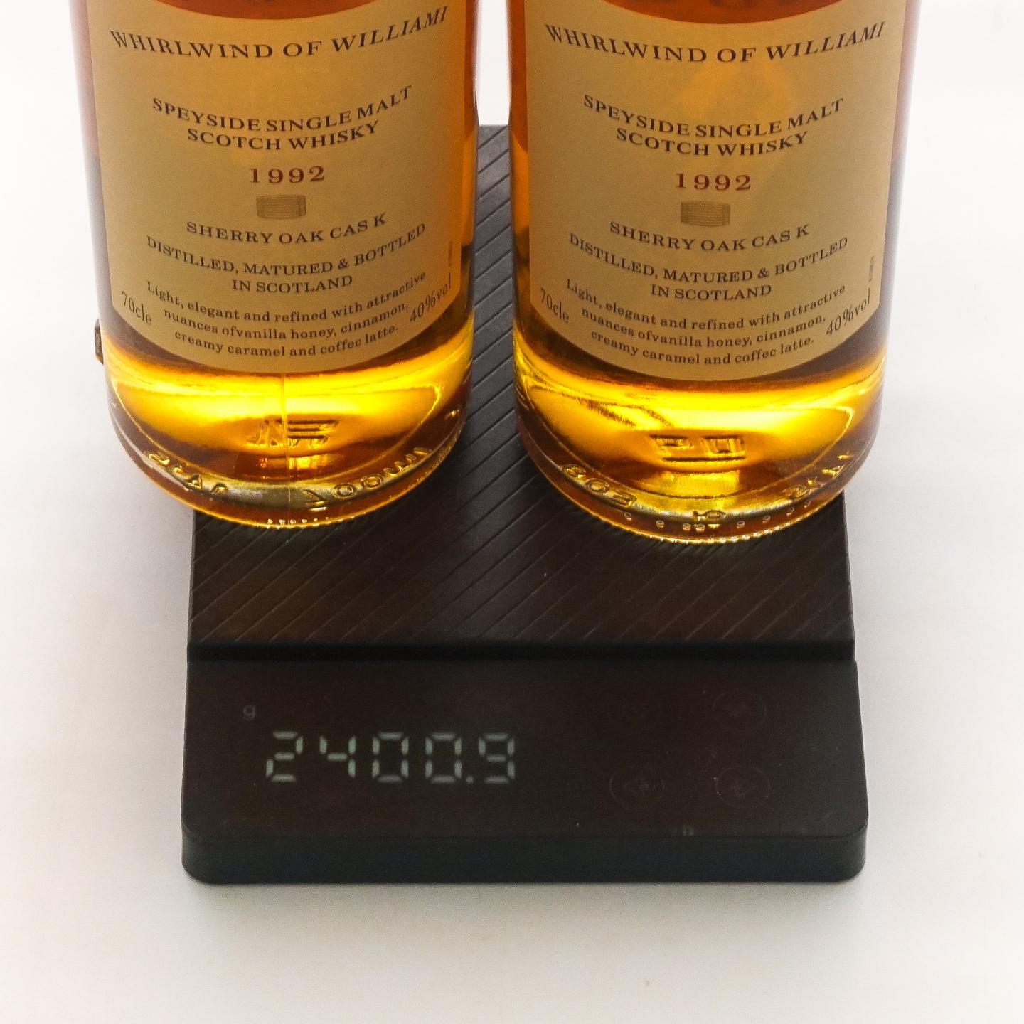 秘密斯佩塞 1992 Whirlwind of Williami 雪莉桶 单麦 2瓶组