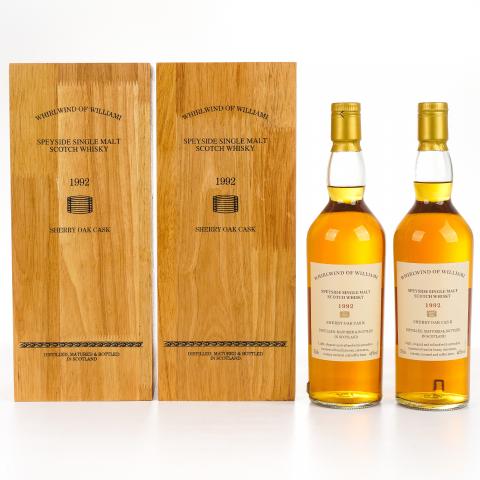 秘密斯佩塞 1992 Whirlwind of Williami 雪莉桶 2瓶组 单麦