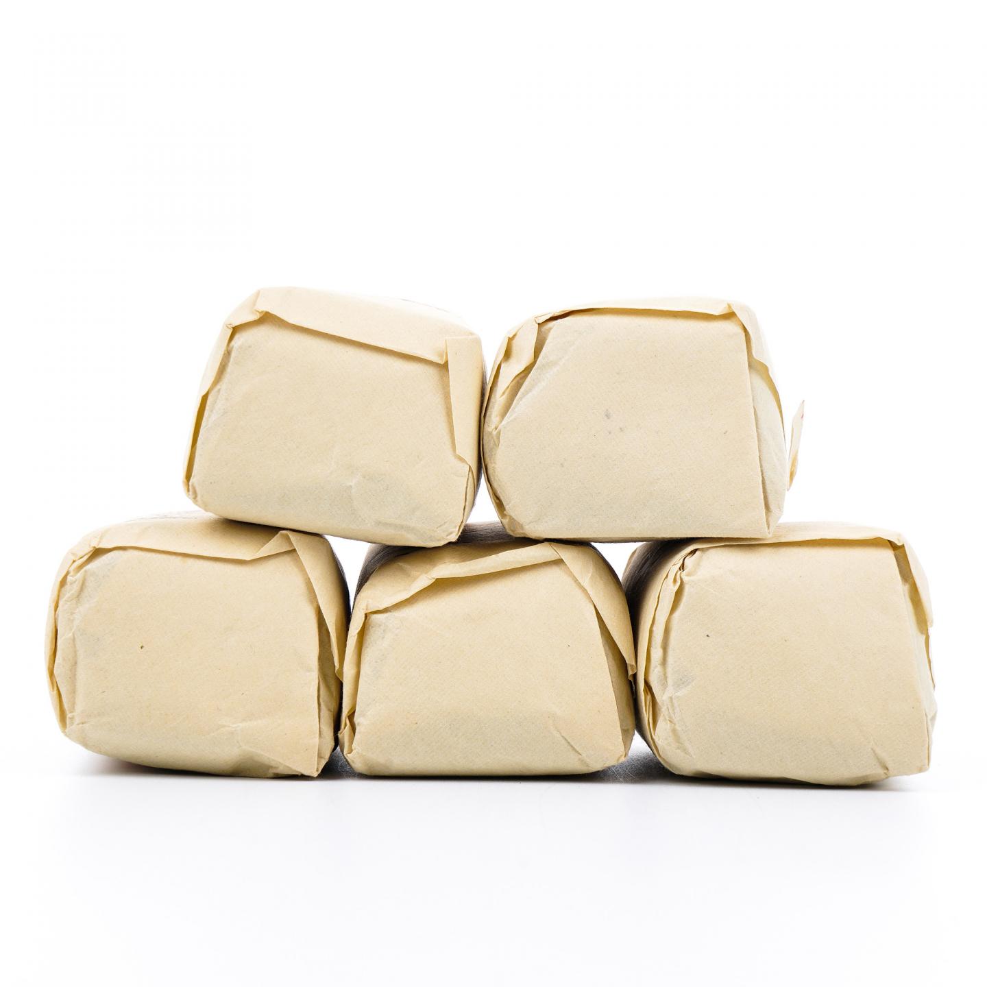 上世纪九十年代 中茶公司出口金记茶行 甲级武夷名枞不见天 50克*5包