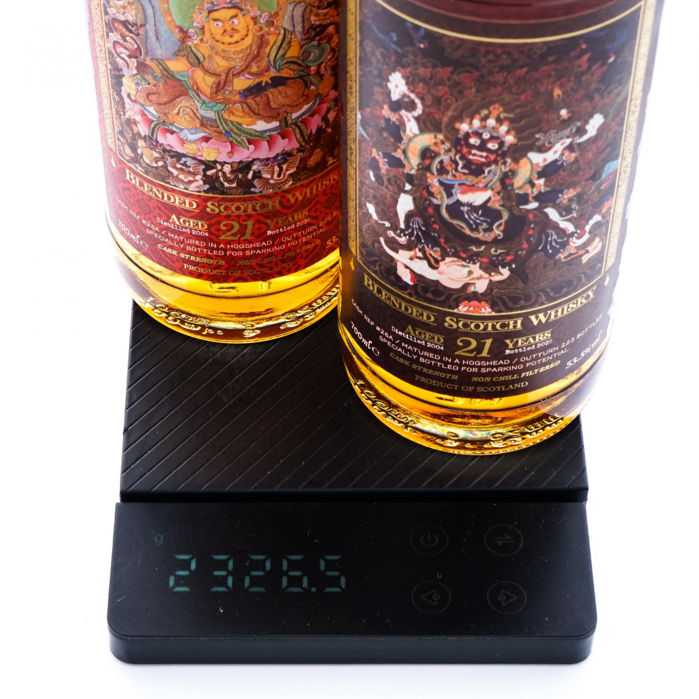 苏格兰调和威士忌 21年 2004-2025 馆藏唐卡艺术系列 桶强700ml*2瓶组