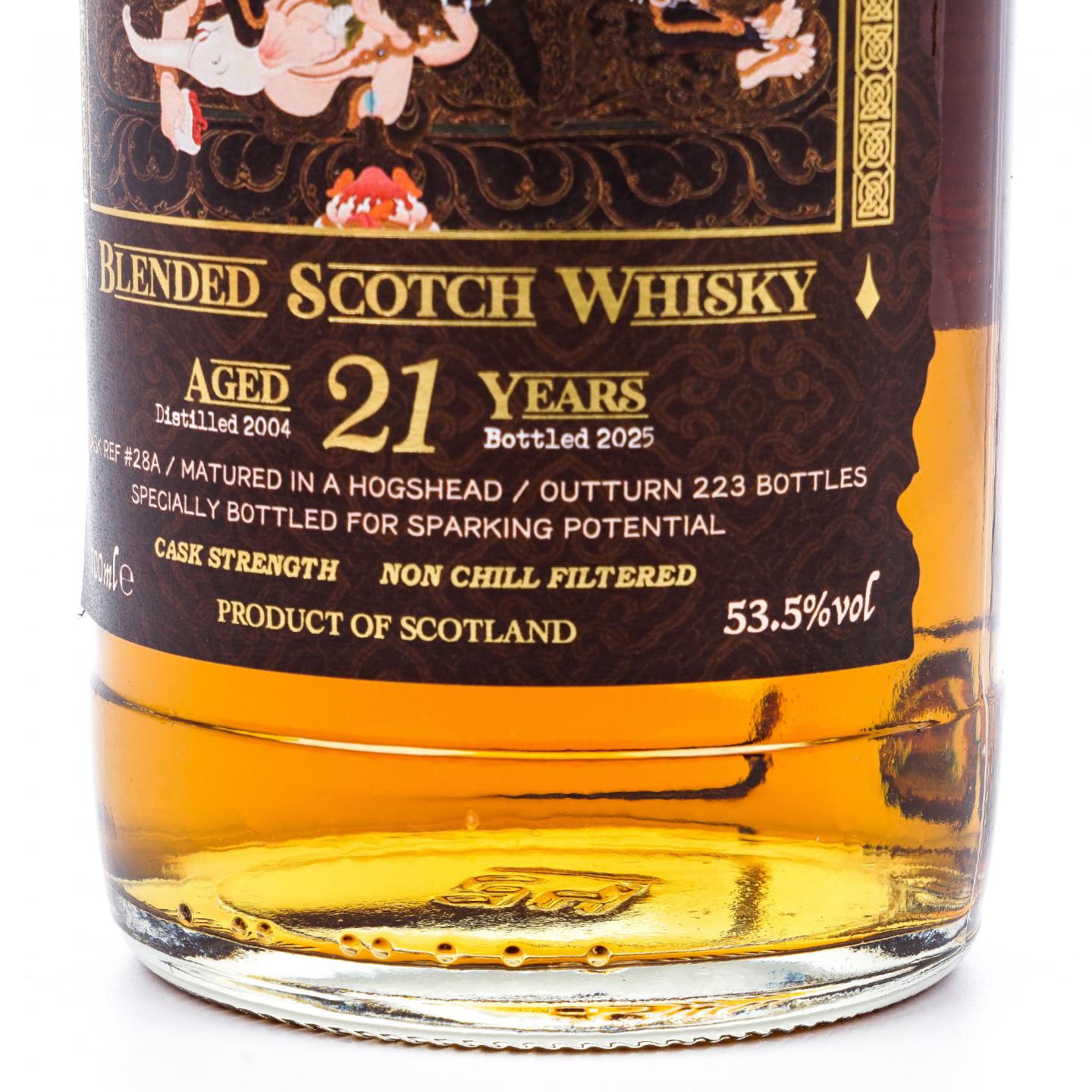苏格兰调和威士忌 21年 2004-2025 馆藏唐卡艺术系列 桶强 2瓶组*700ml