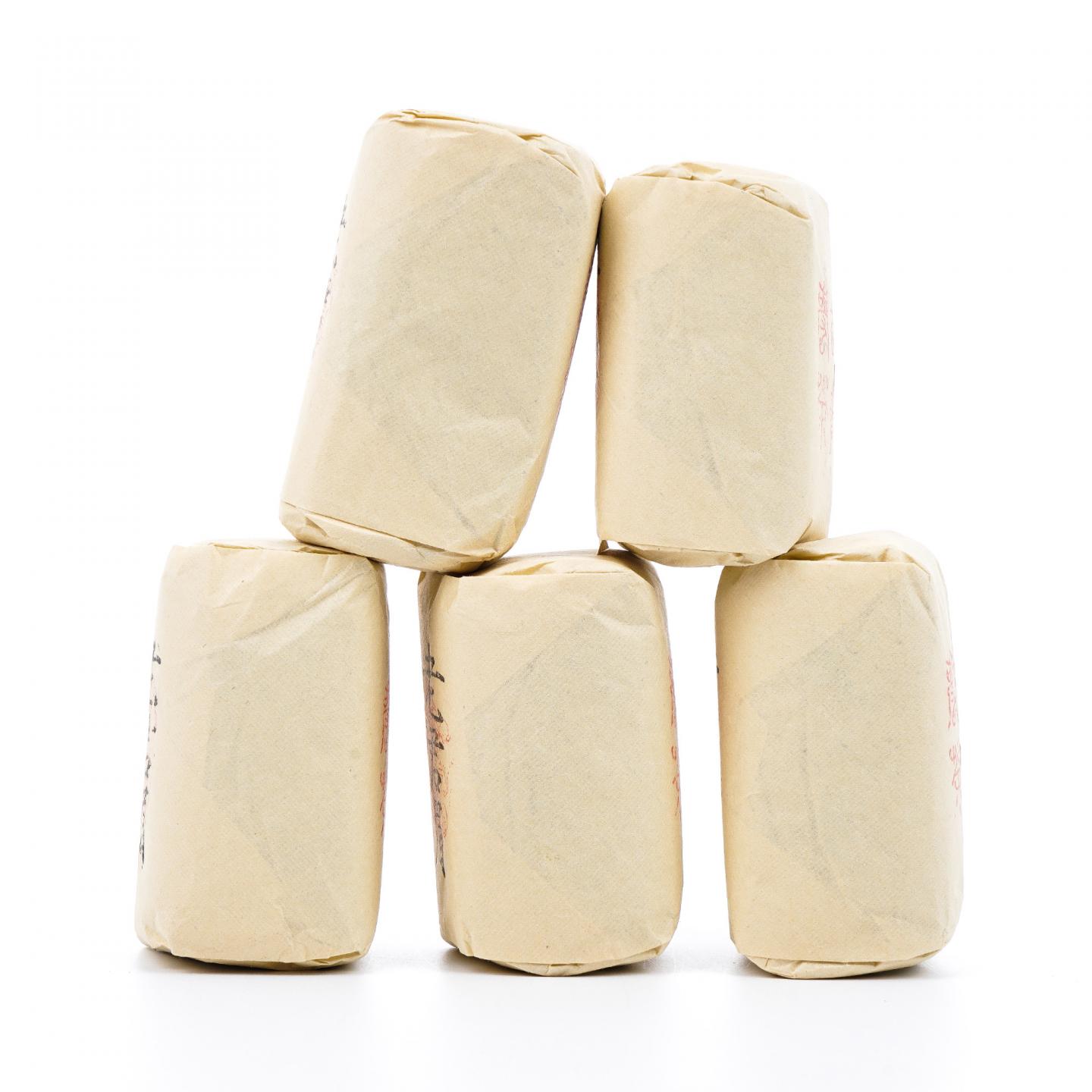 上世纪九十年代 中茶公司出口金记茶行 甲级老君眉 5包*50克