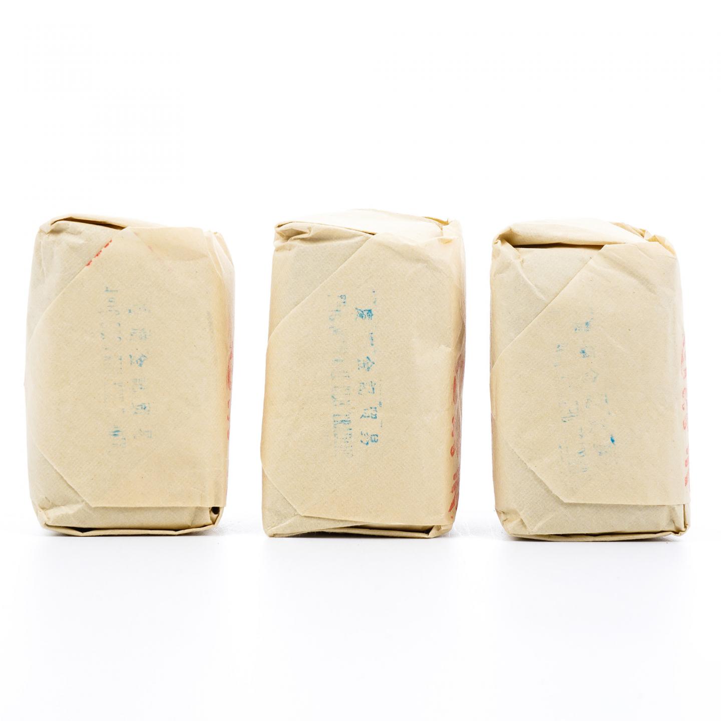 上世纪九十年代 中茶出口金记茶行 甲级武夷名枞白瑞香 3包*50克