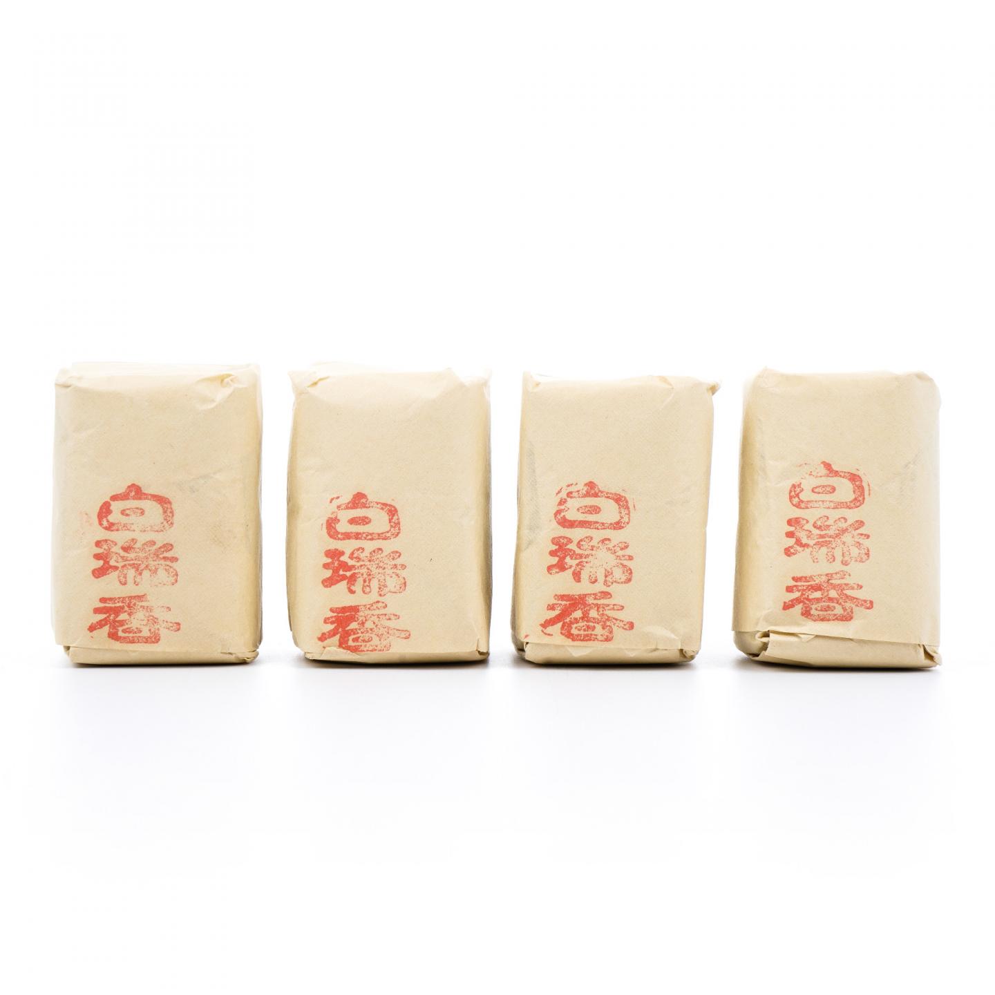 上世纪九十年代 中茶出口金记茶行 甲级武夷名枞白瑞香 4包*50克