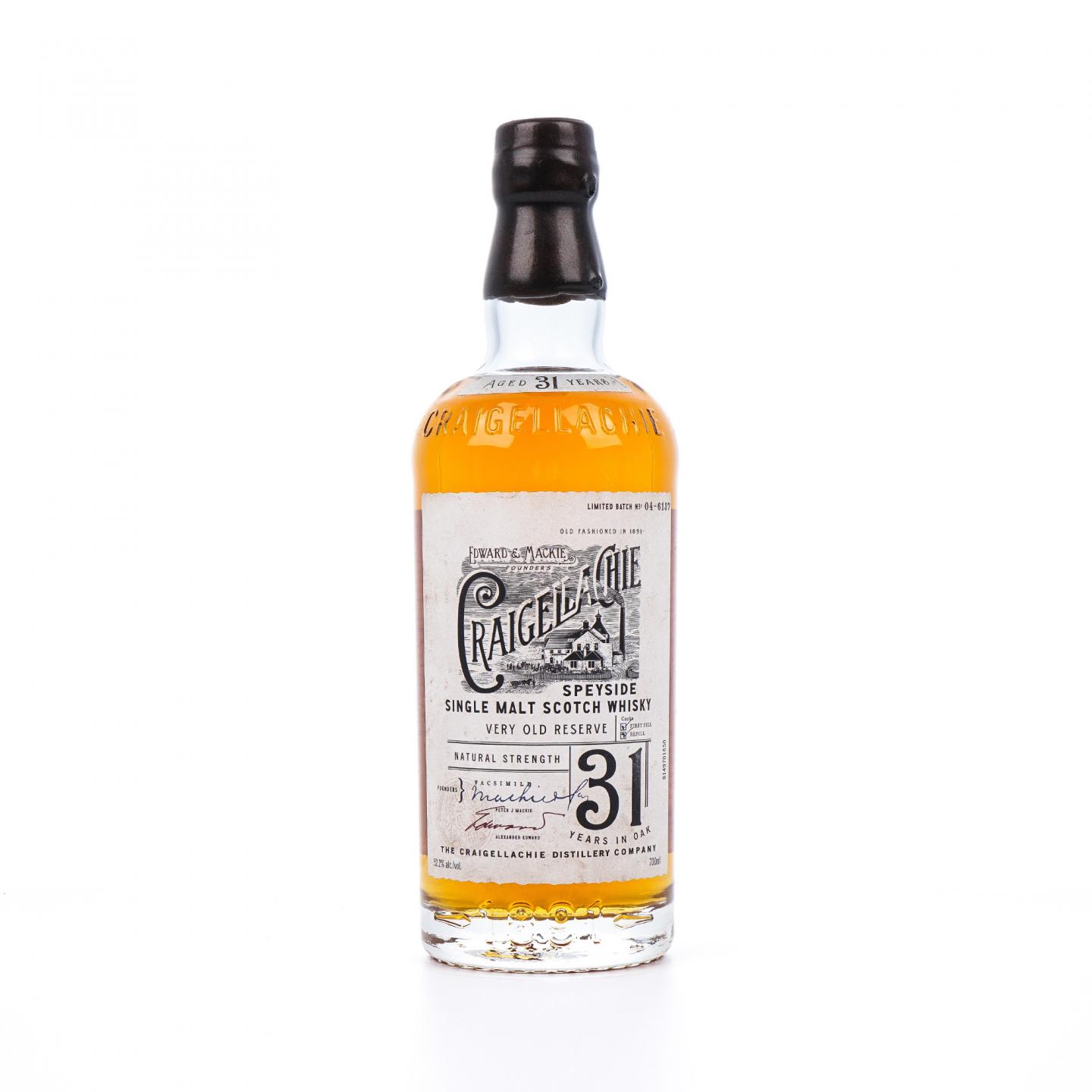 Craigellachie 克莱拉奇 31年 Very Old Reserve 桶强