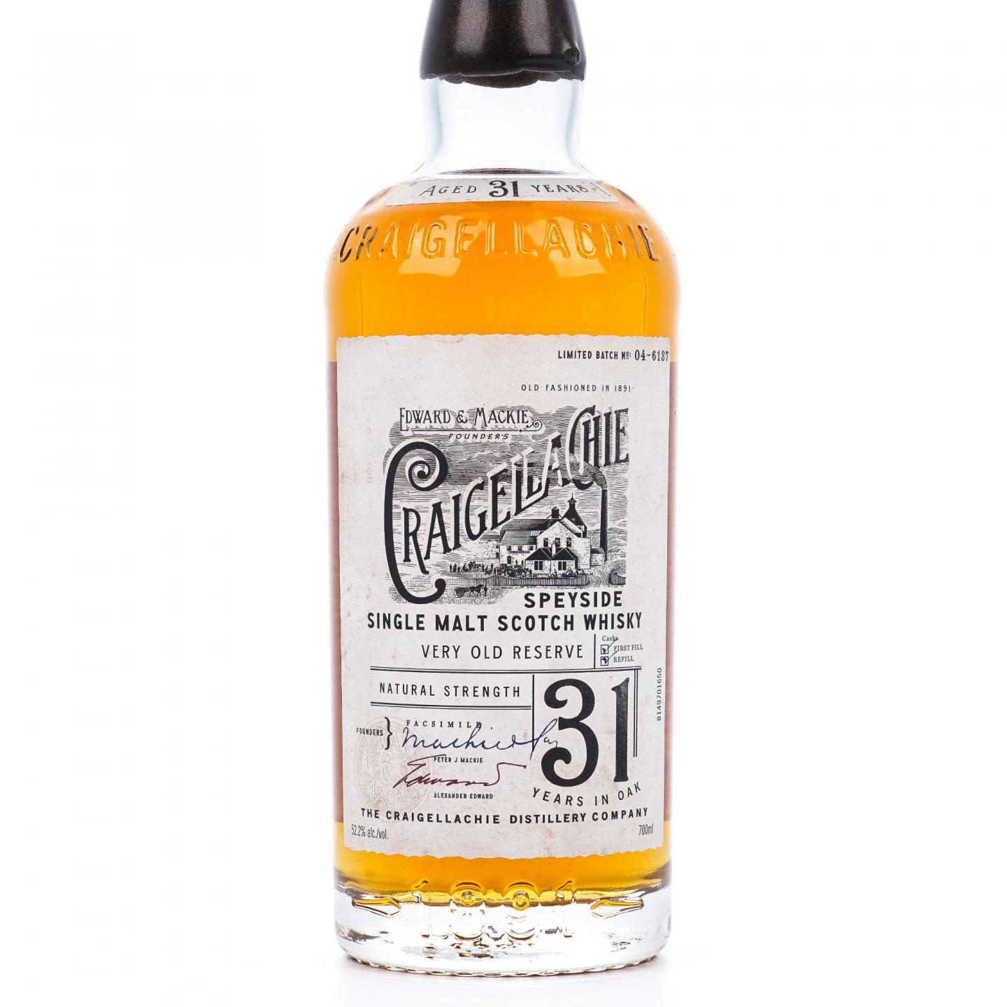 Craigellachie 克莱拉奇 31年 Very Old Reserve 桶强