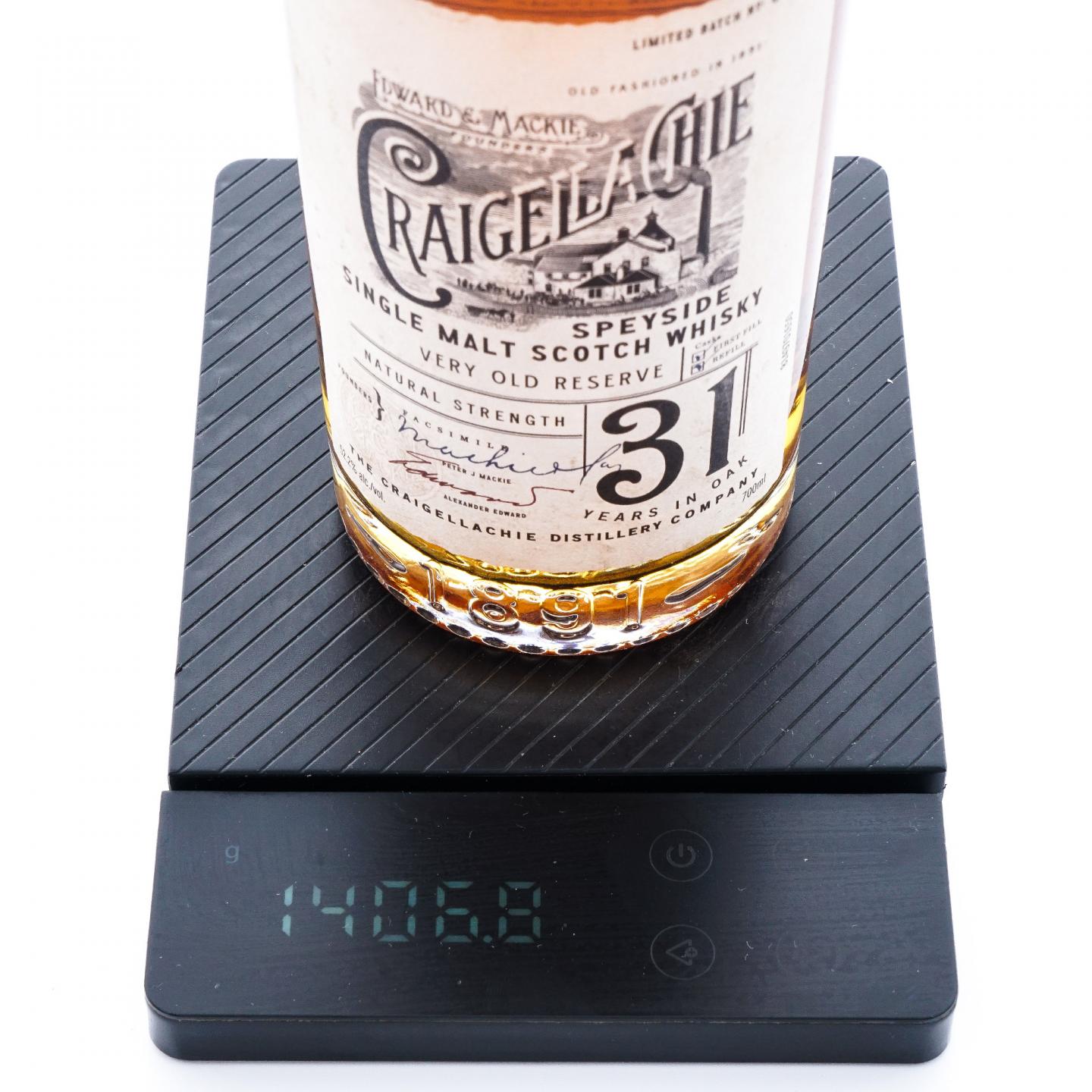 Craigellachie 克莱拉奇 31年 Very Old Reserve 桶强