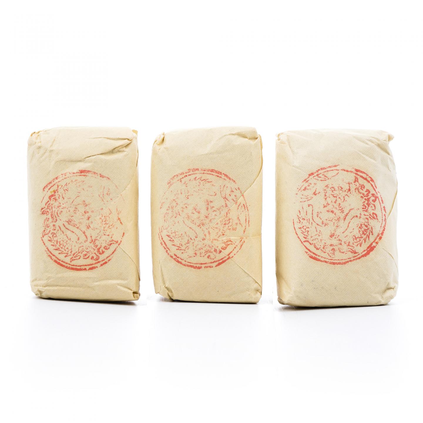 九十年代 中茶公司出口金记茶行 甲级北苑宋种 3包*50g