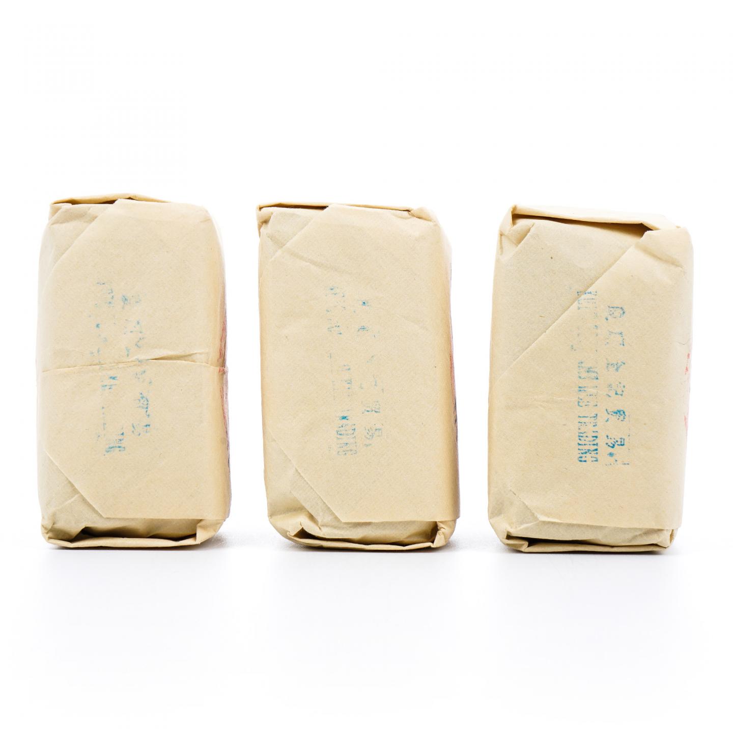 九十年代 中茶公司出口金记茶行 特级名枞白鸡冠 3包*50g