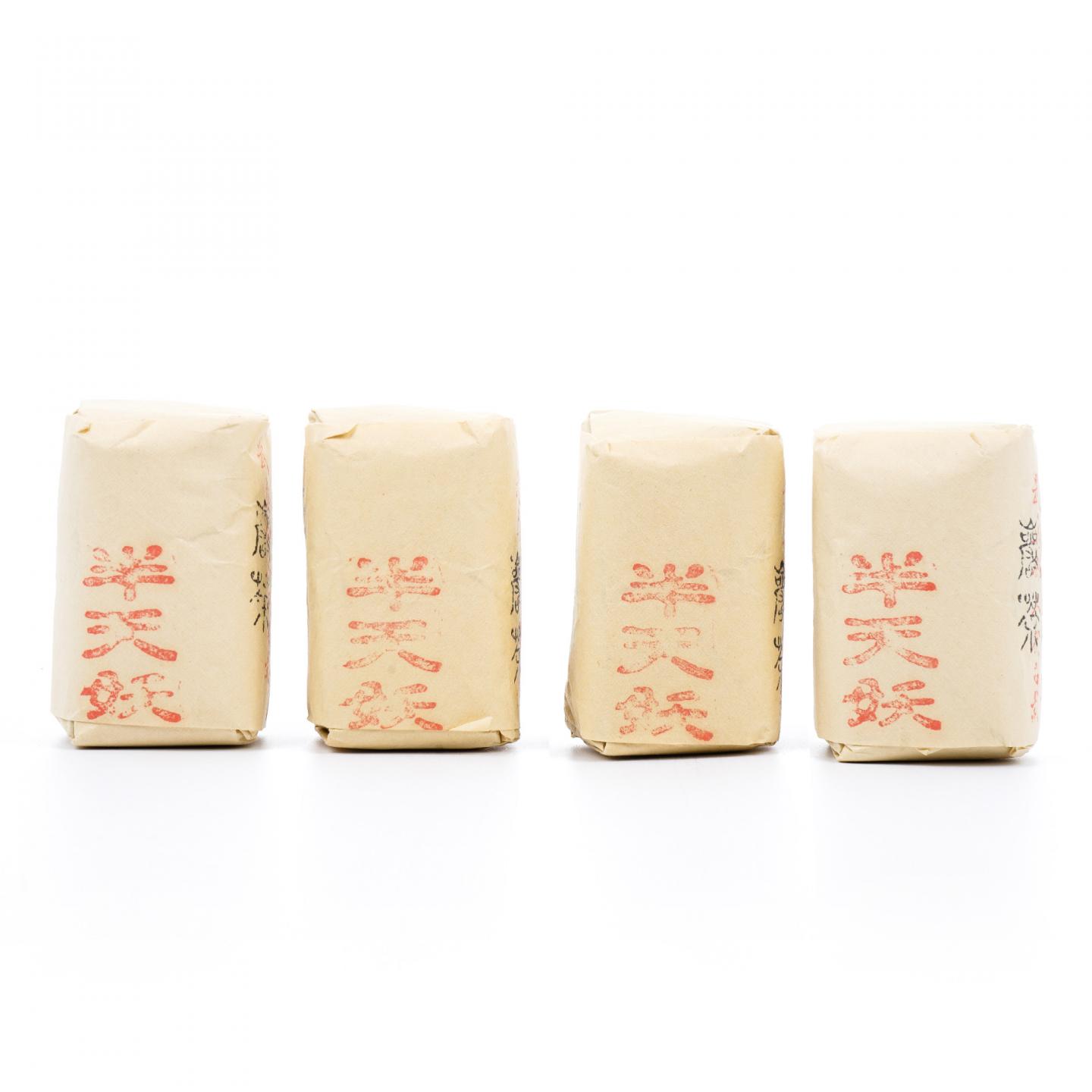 上世纪九十年代 中茶出口金记茶行 甲级武夷四大名枞半天妖 4包*50克