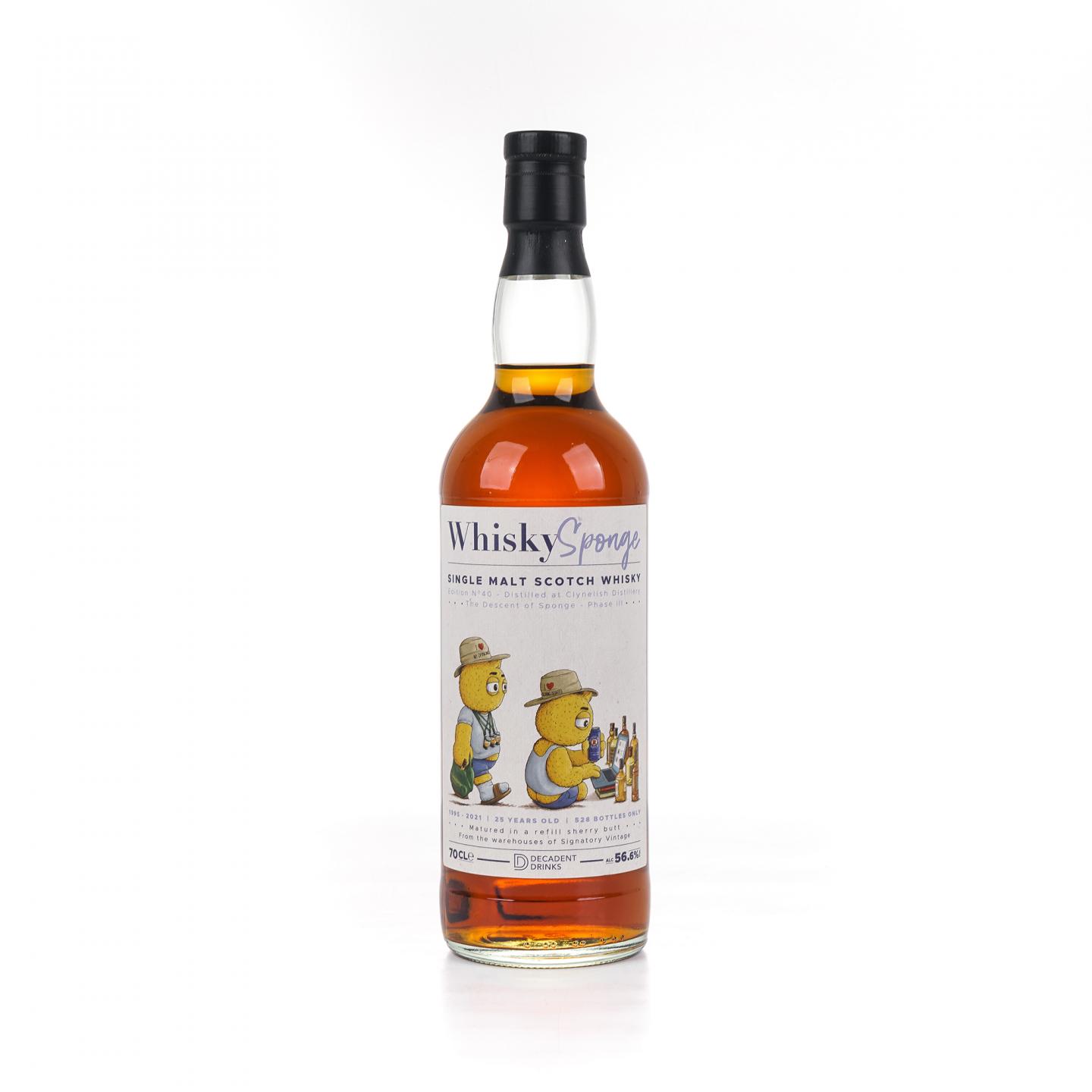 威士忌海绵 克里尼利基 25年 1995-2021 Edition No. 40