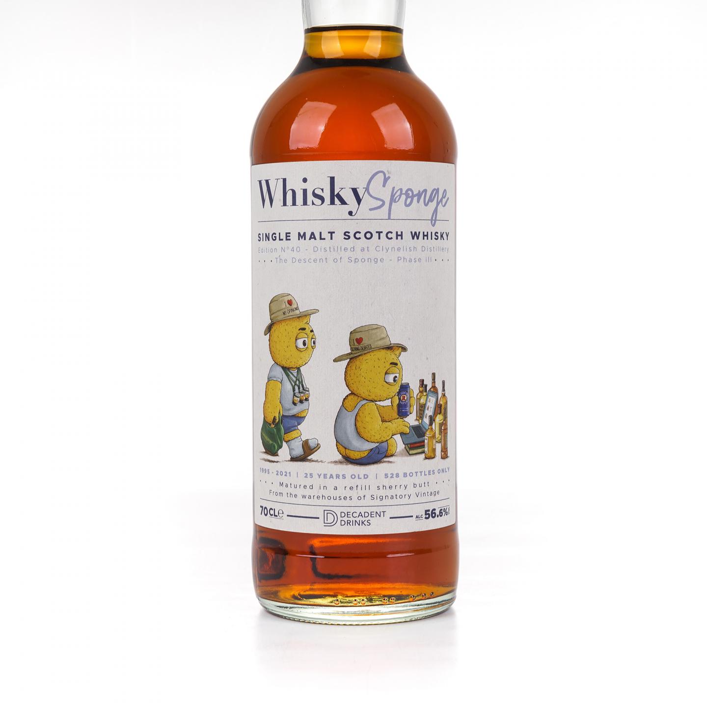 威士忌海绵 克里尼利基 25年 1995-2021 Edition No. 40