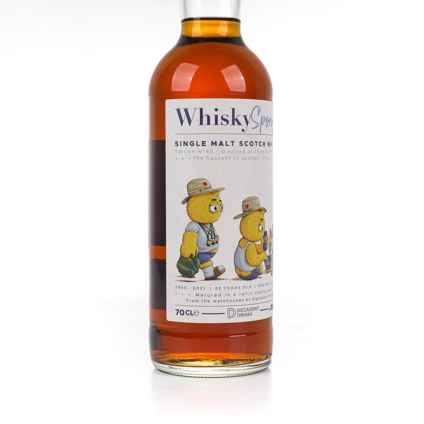 威士忌海绵 克里尼利基 25年 1995-2021 Edition No. 40