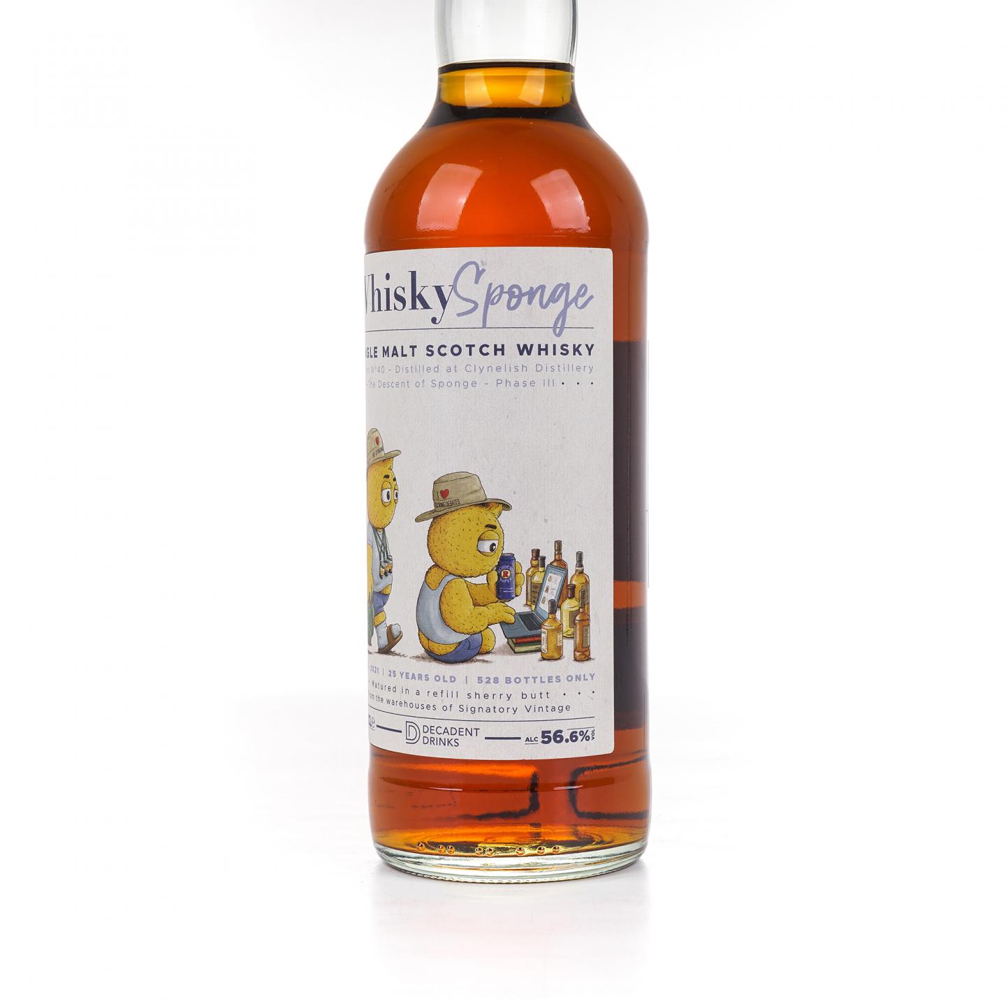 威士忌海绵 克里尼利基 25年 1995-2021 Edition No. 40