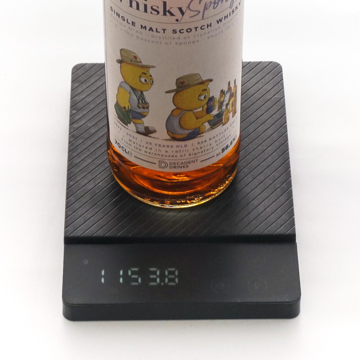 威士忌海绵 克里尼利基 25年 1995-2021 Edition No. 40