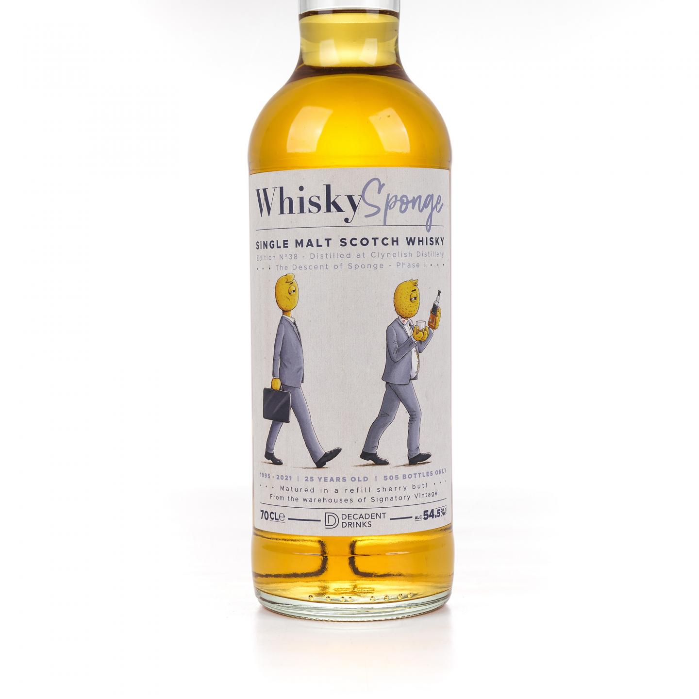 威士忌海绵 克里尼利基 25年 1995-2021 Edition No. 38