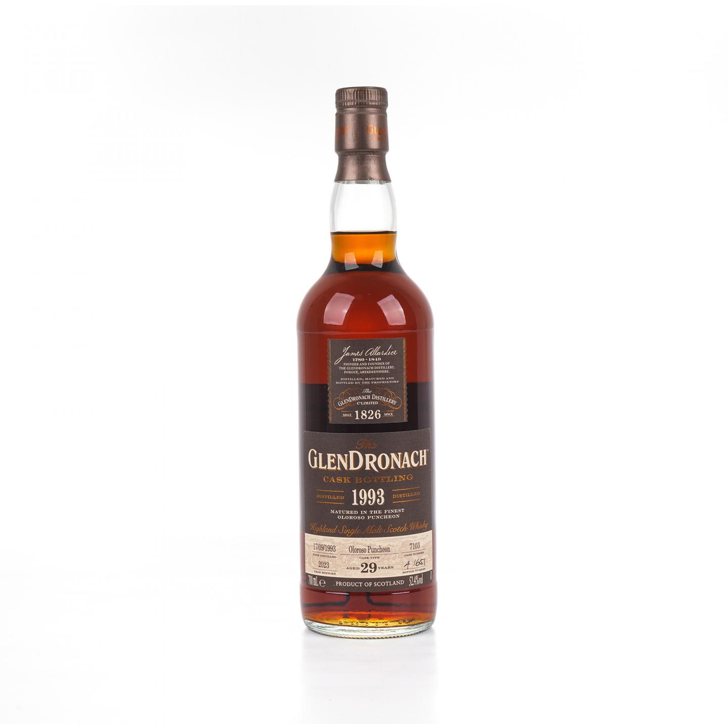 Glendronach 格兰多纳 29年 1993-2023 雪莉桶#7103