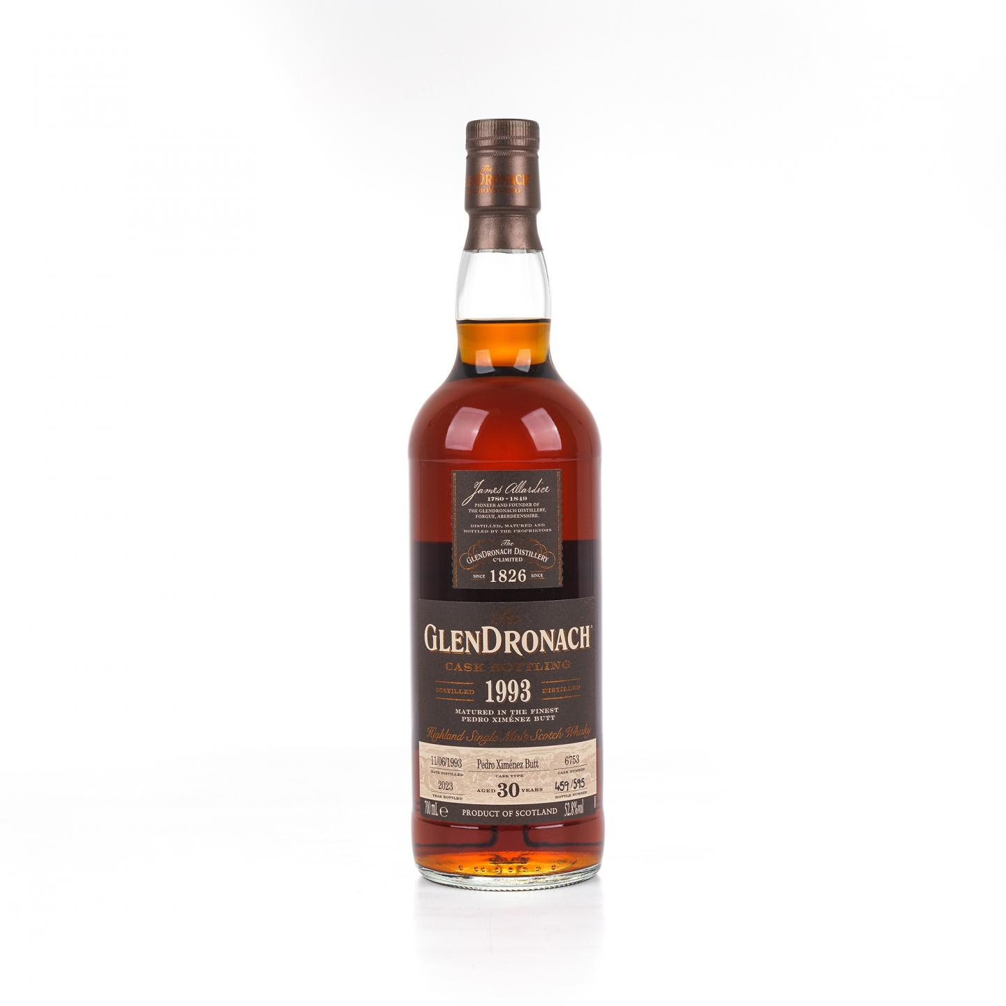 Glendronach 格兰多纳 30年 1993-2023 雪莉桶#6753