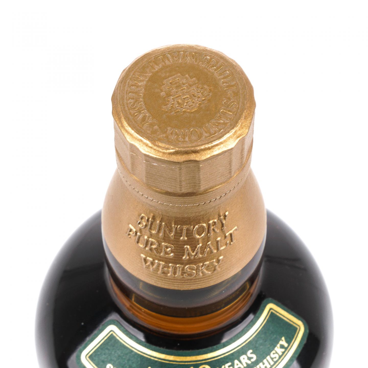 山崎 10年 金花标 Pure Malt 绿标