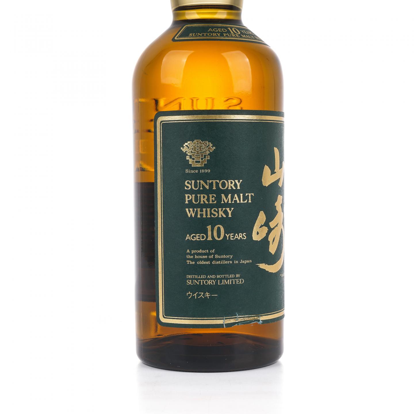 山崎 10年 金花标 Pure Malt 绿标