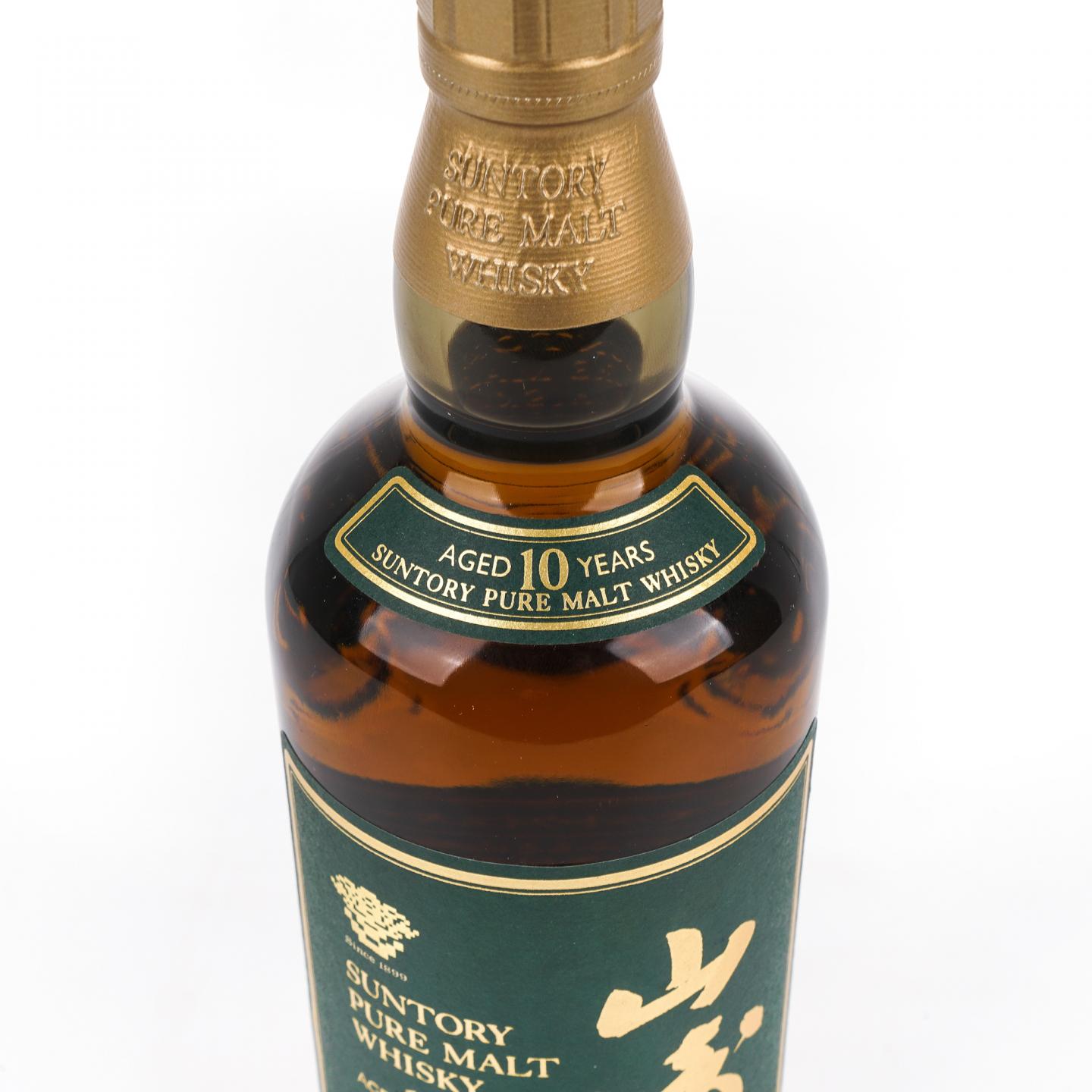 山崎 10年 金花标 Pure Malt 绿标