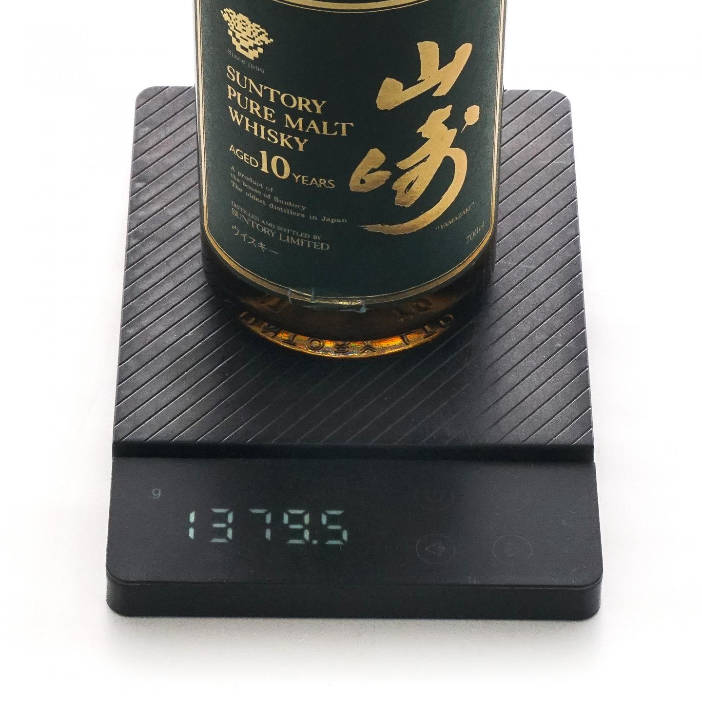 山崎 10年 金花标 Pure Malt 绿标