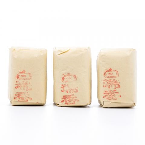 上世纪九十年代 中茶出口金记茶行 甲级武夷名枞白瑞香 3包*50克