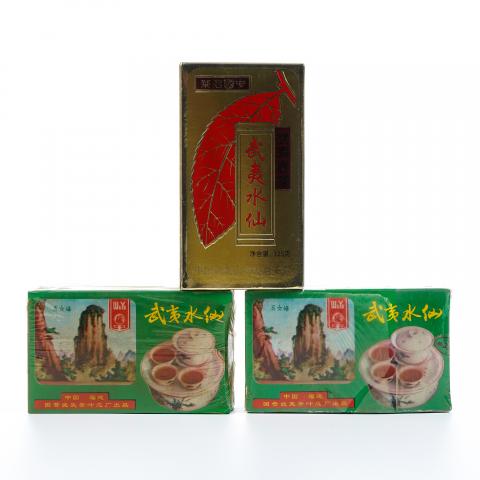 1998年正岩特级水仙 2盒*100克 + 1999年特级武夷水仙 125克