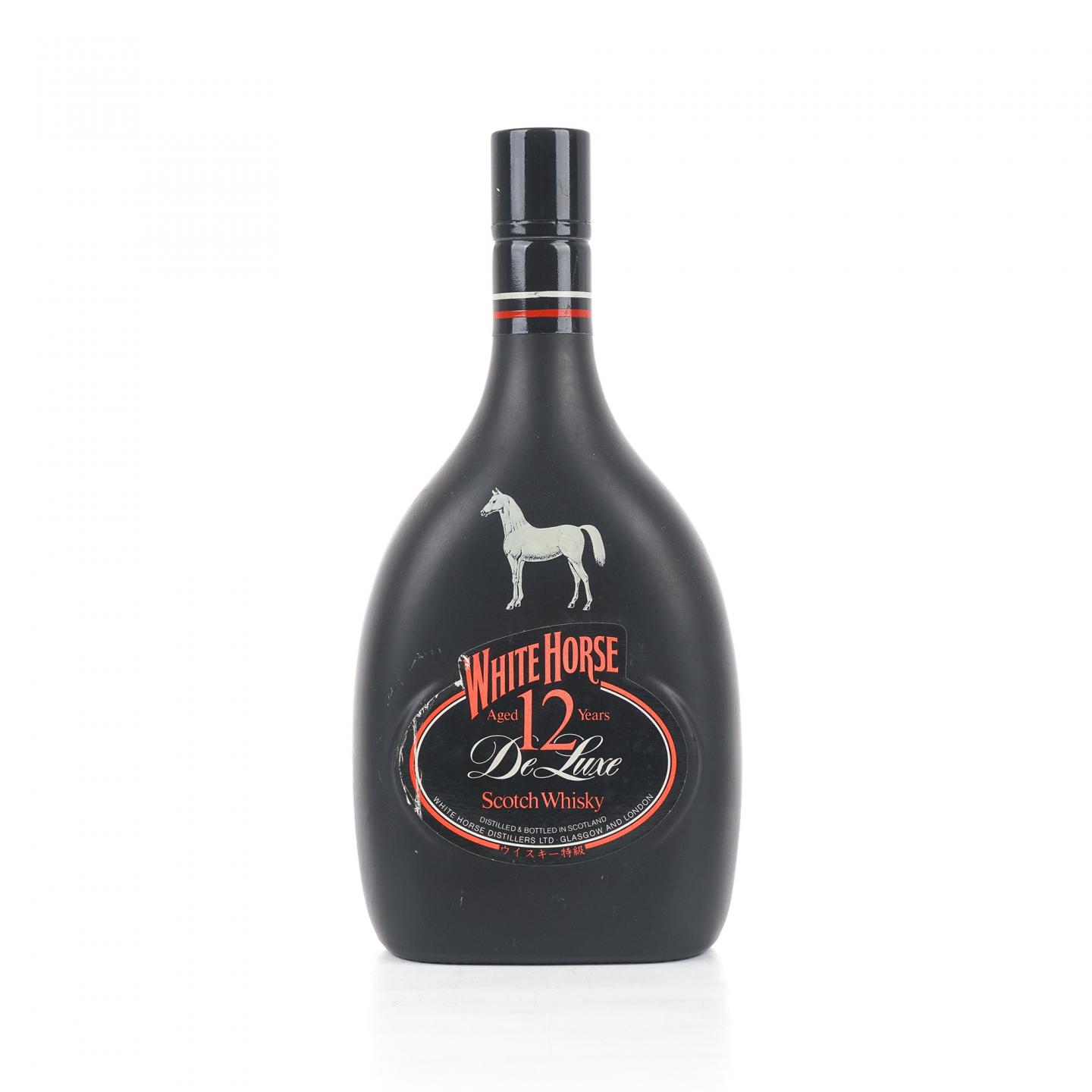 White Horse 白马 12年 1980s 特级 黑瓷瓶 750ml
