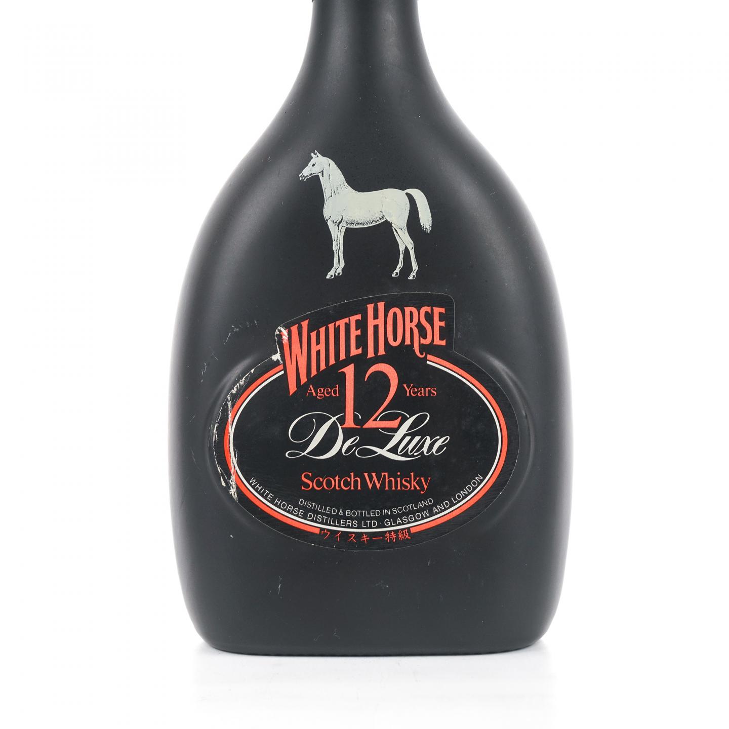 White Horse 白马 12年 1980s 特级 黑瓷瓶 750ml