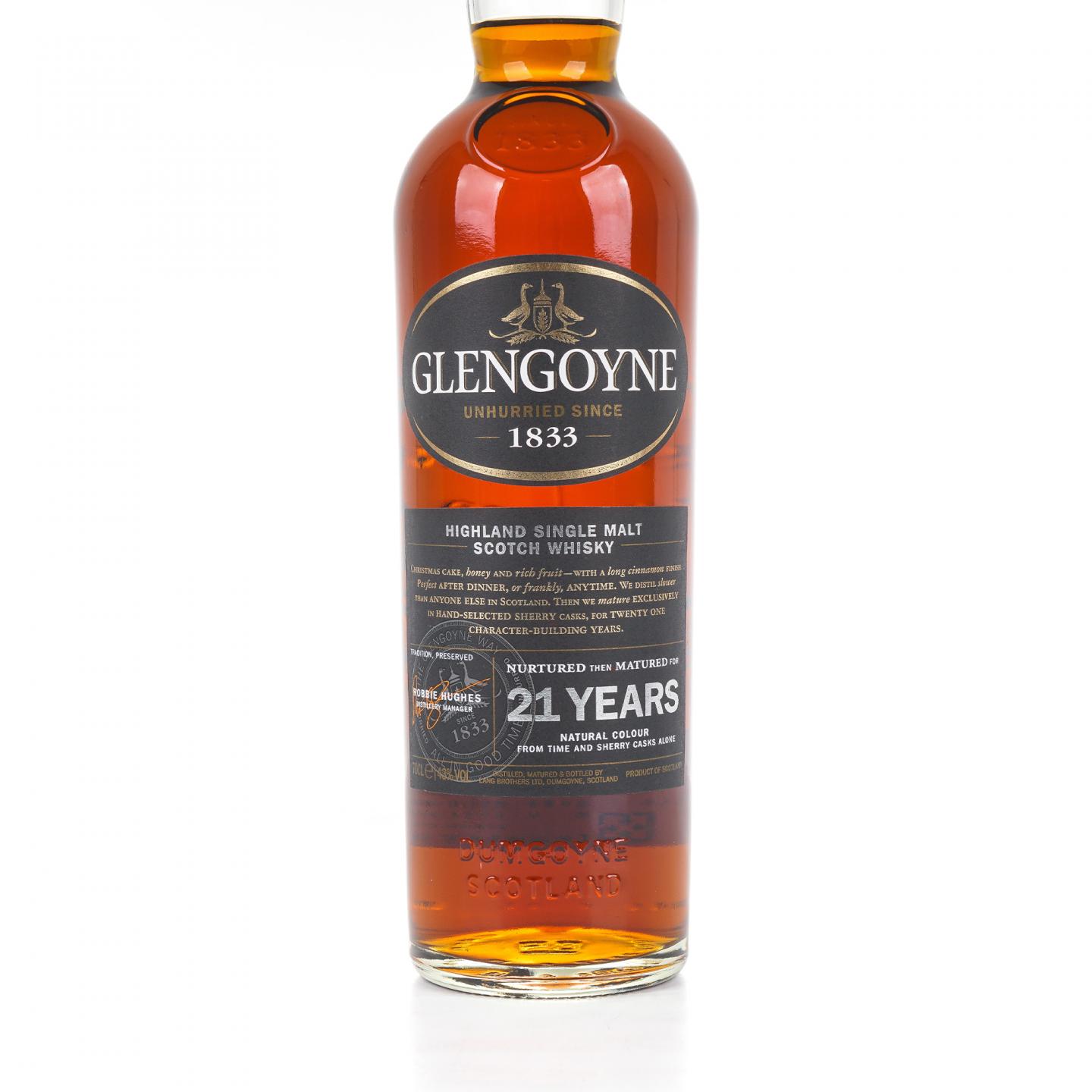 Glengoyne 格兰哥尼 21年 Robbie Hughes 雪莉桶 43%