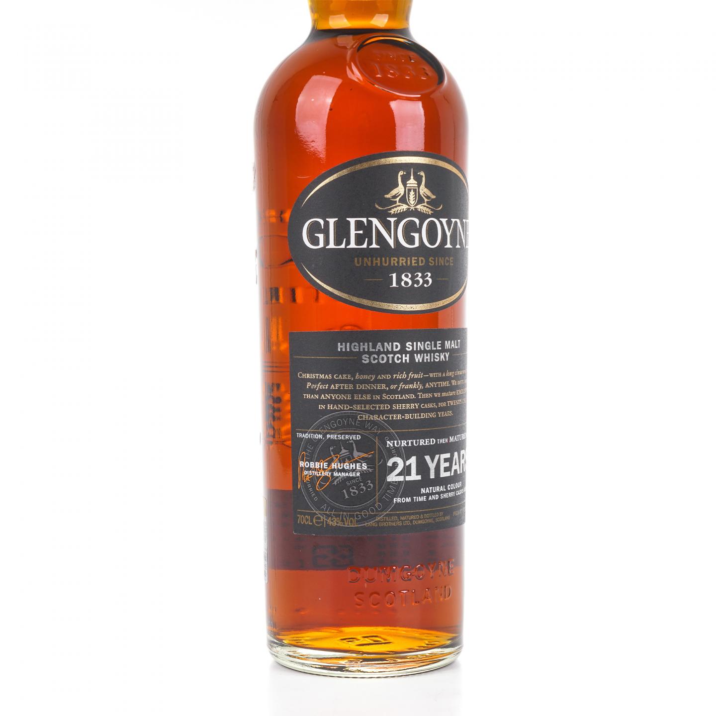 Glengoyne 格兰哥尼 21年 Robbie Hughes 雪莉桶 43%