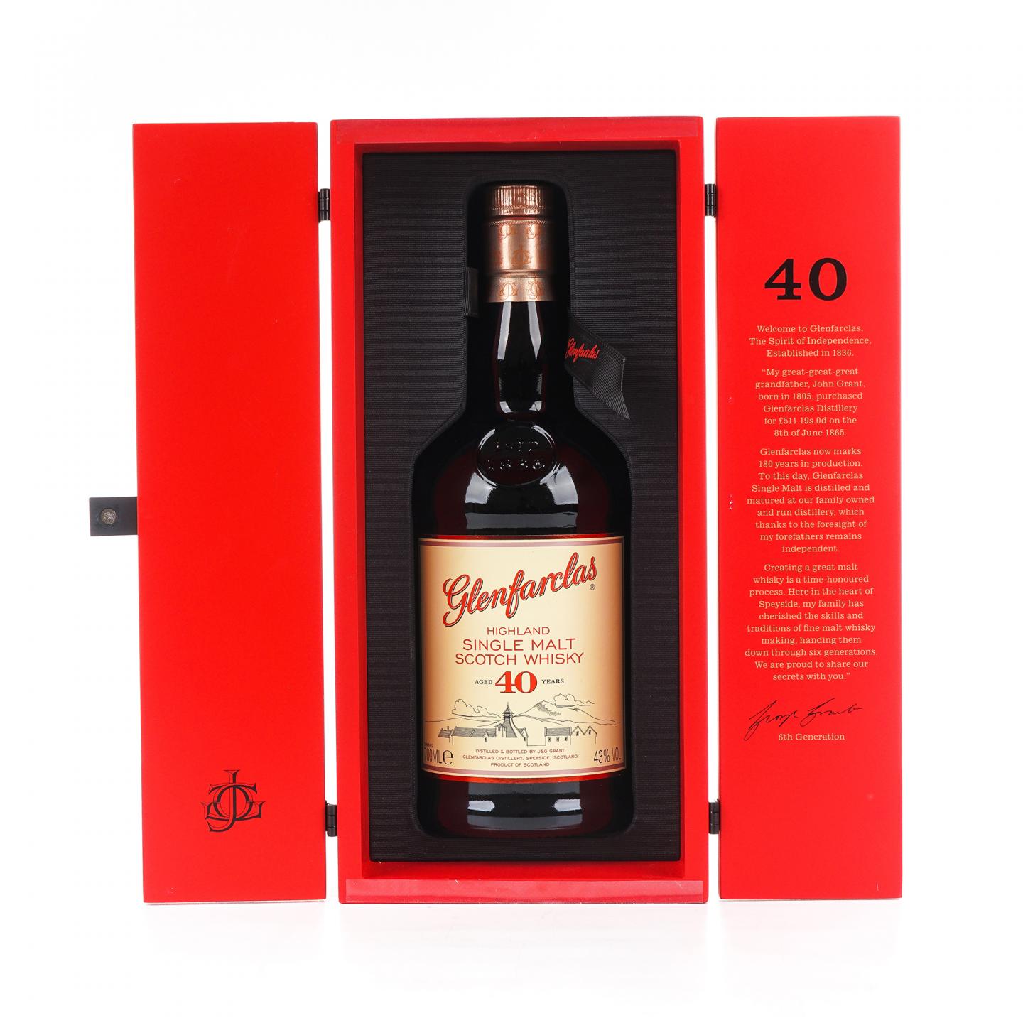 Glenfarclas 格兰花格 40年 红礼盒版 700ml