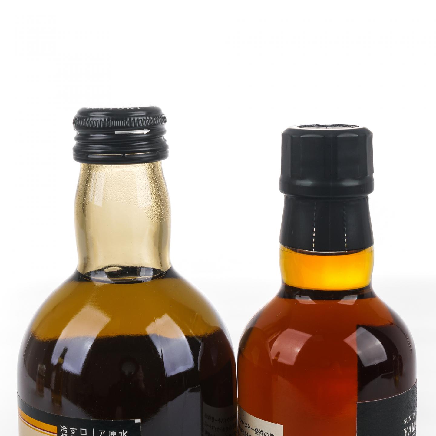 三得利 EXPO’70/角瓶/Classic/Royal 12年+山崎蒸溜所限定+静冈 M+Nikka Black 7瓶组