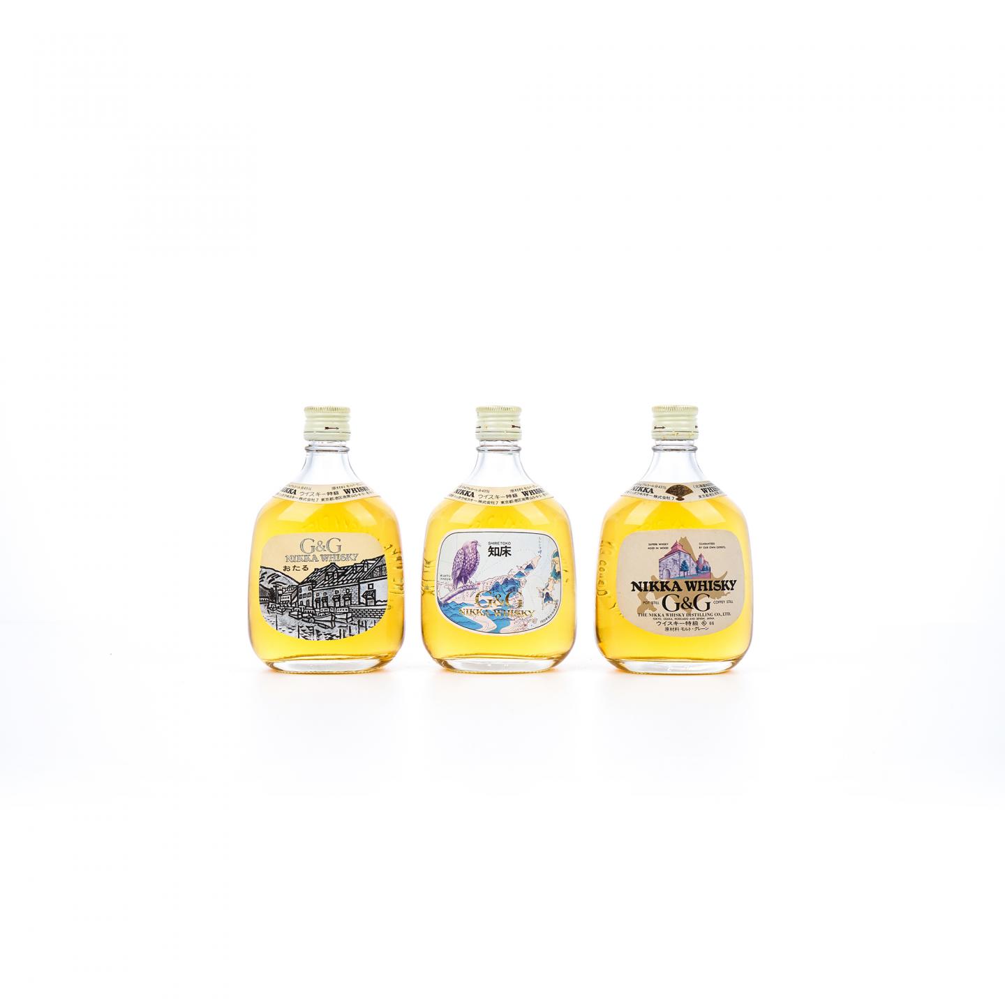 【酒版】Nikka Whisky G&G 北海道旅行套装 180ml*3