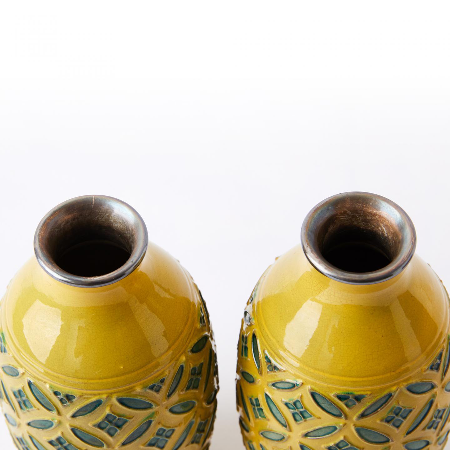 明治时期 内银张交趾釉开窗永乐德利组