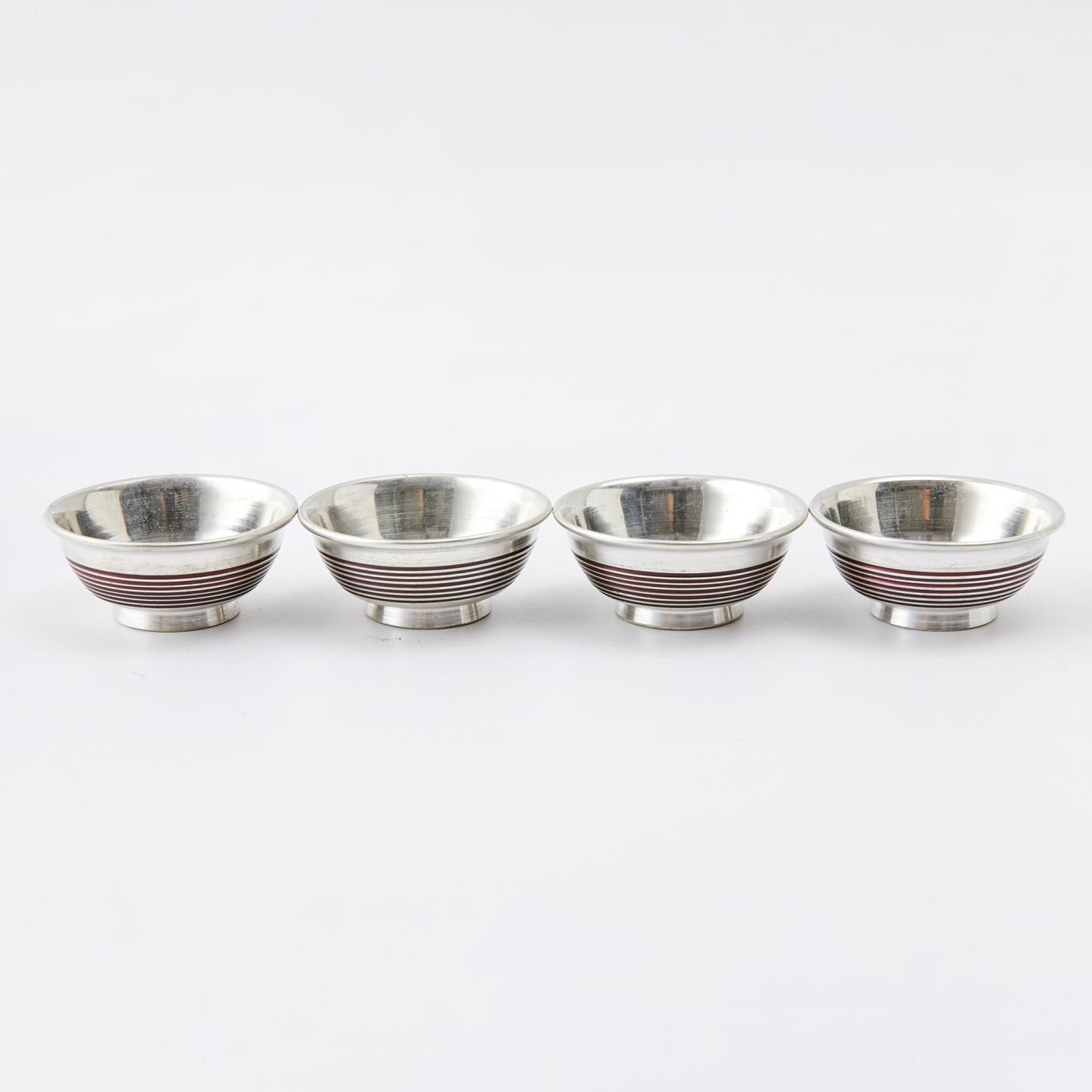 本锡锡半｜昭和时期 岩肌锤文锡制大套组