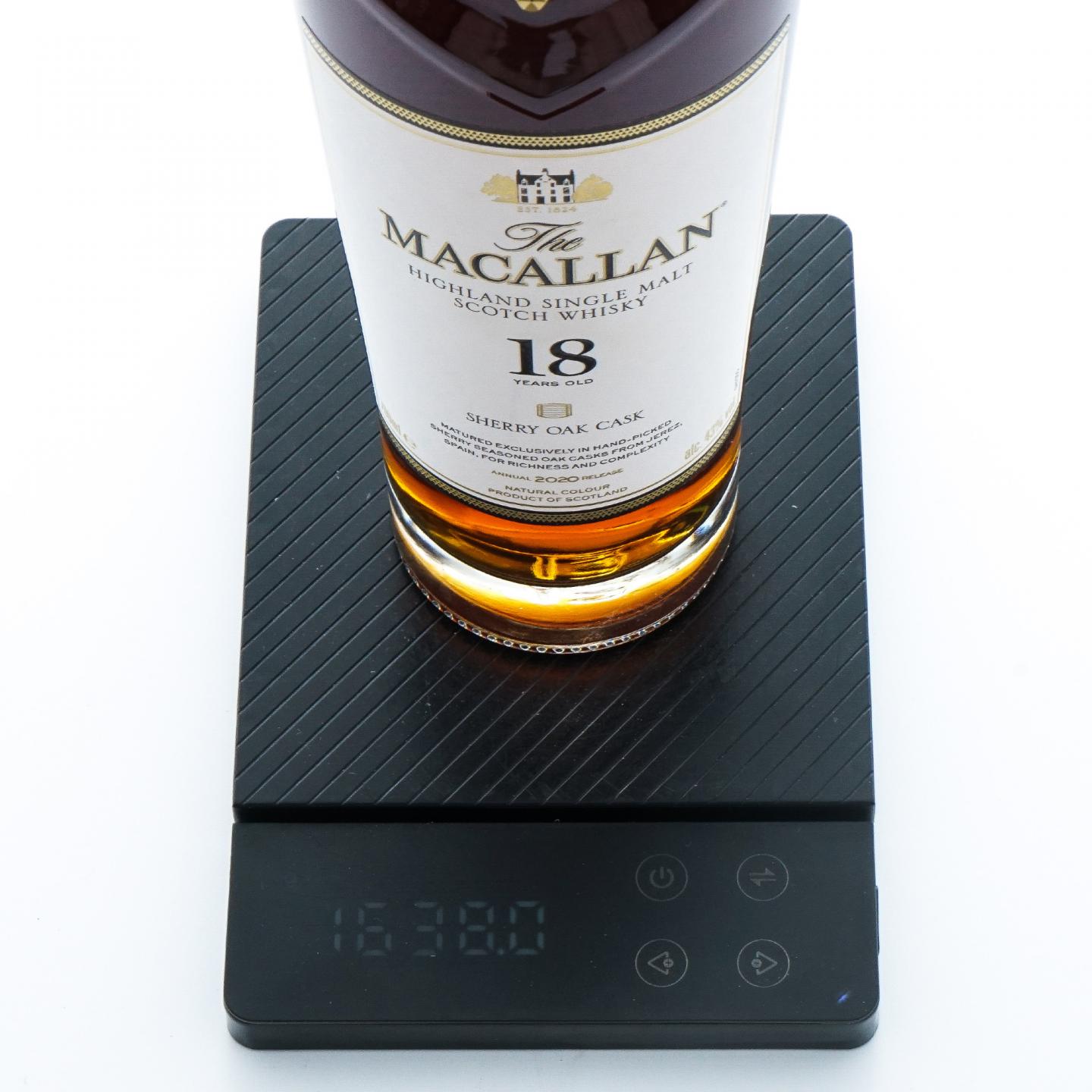 【附X光图】Macallan 麦卡伦 18年 2020 雪莉桶 43%