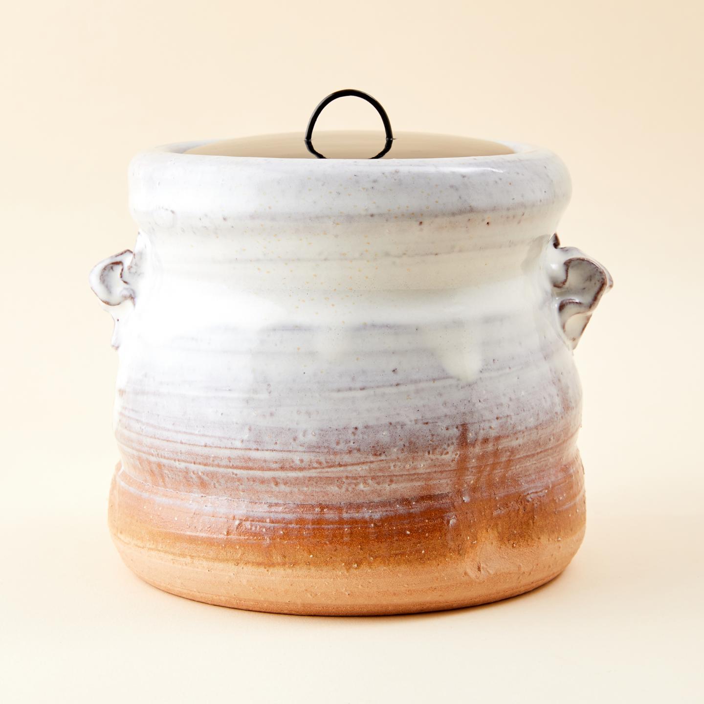 金子信彦｜昭和时期 纯手捏雪萩耳付水