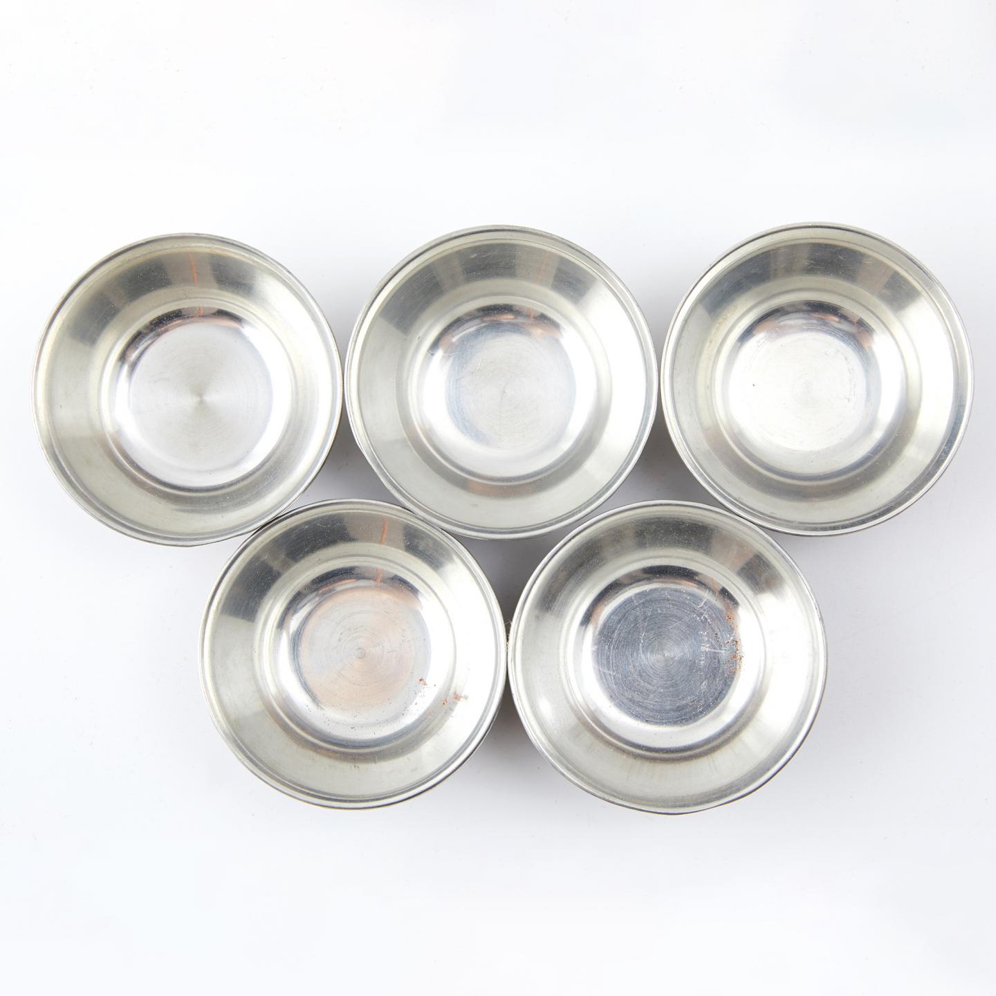 继山造｜大正-昭和时期 岩肌纹老锡杯组